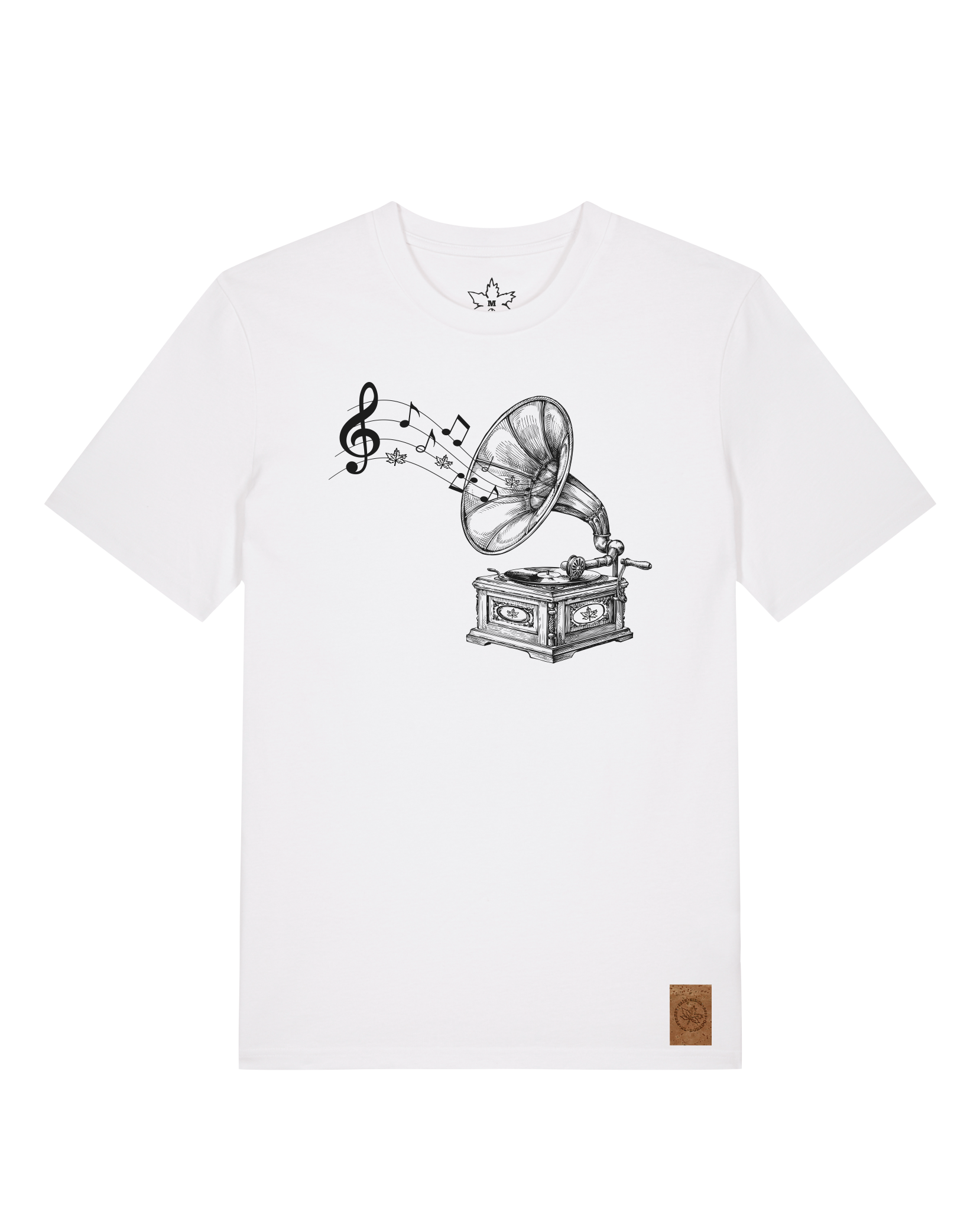 bio-unisex-medium fit-tshirt-stay tuned-sttu169-weiß-front