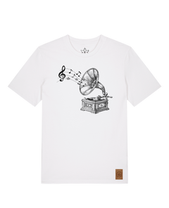bio-unisex-medium fit-tshirt-stay tuned-sttu169-weiß-front