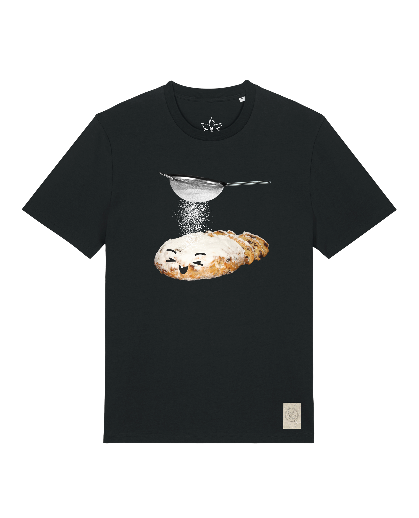 bio-unisex-medium fit-tshirt-stollen-sttu169-schwarz-front