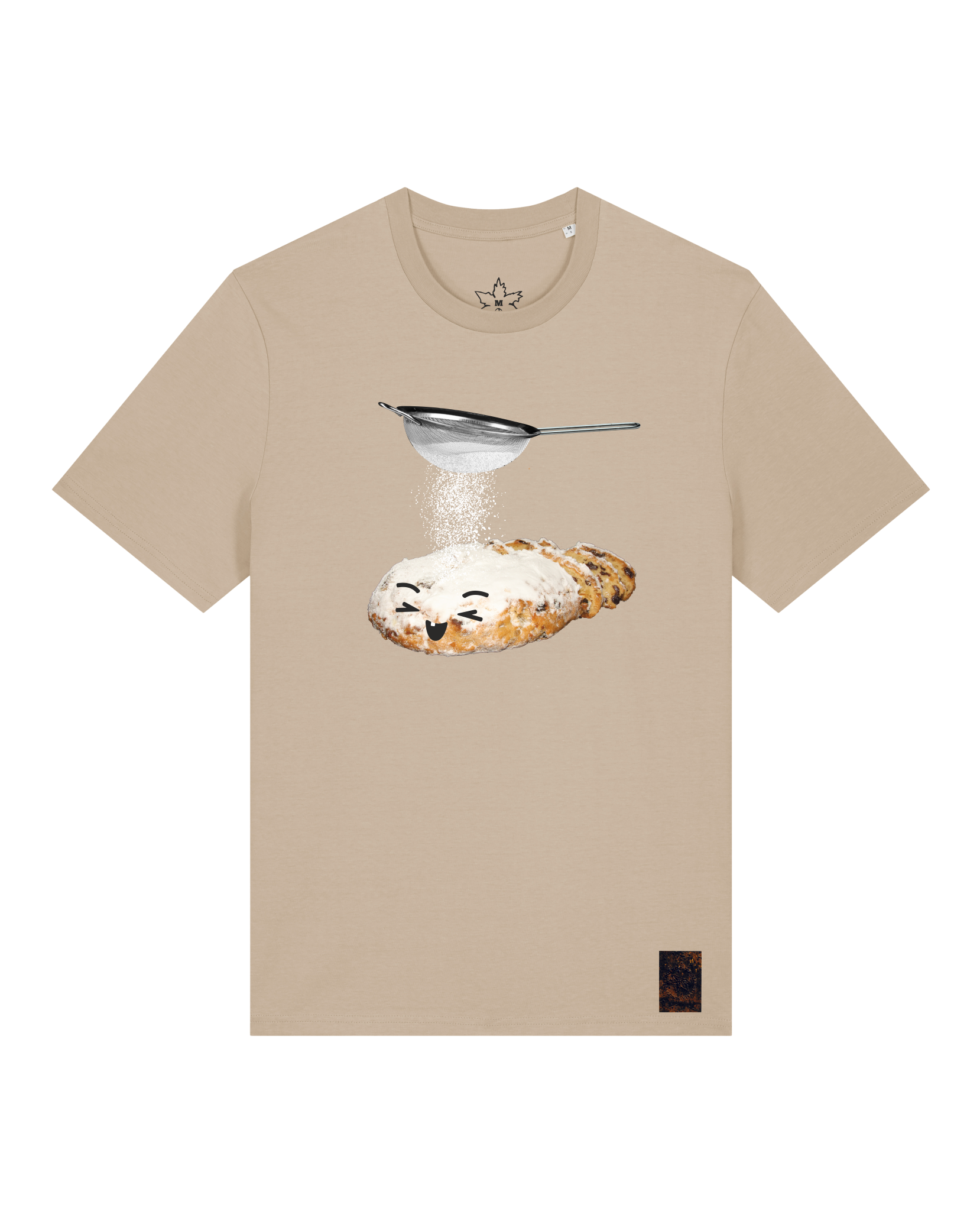 bio-unisex-medium fit-tshirt-stollen-sttu169-treibsand-front