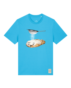 bio-unisex-medium fit-tshirt-stollen-sttu169-wasserblau-front