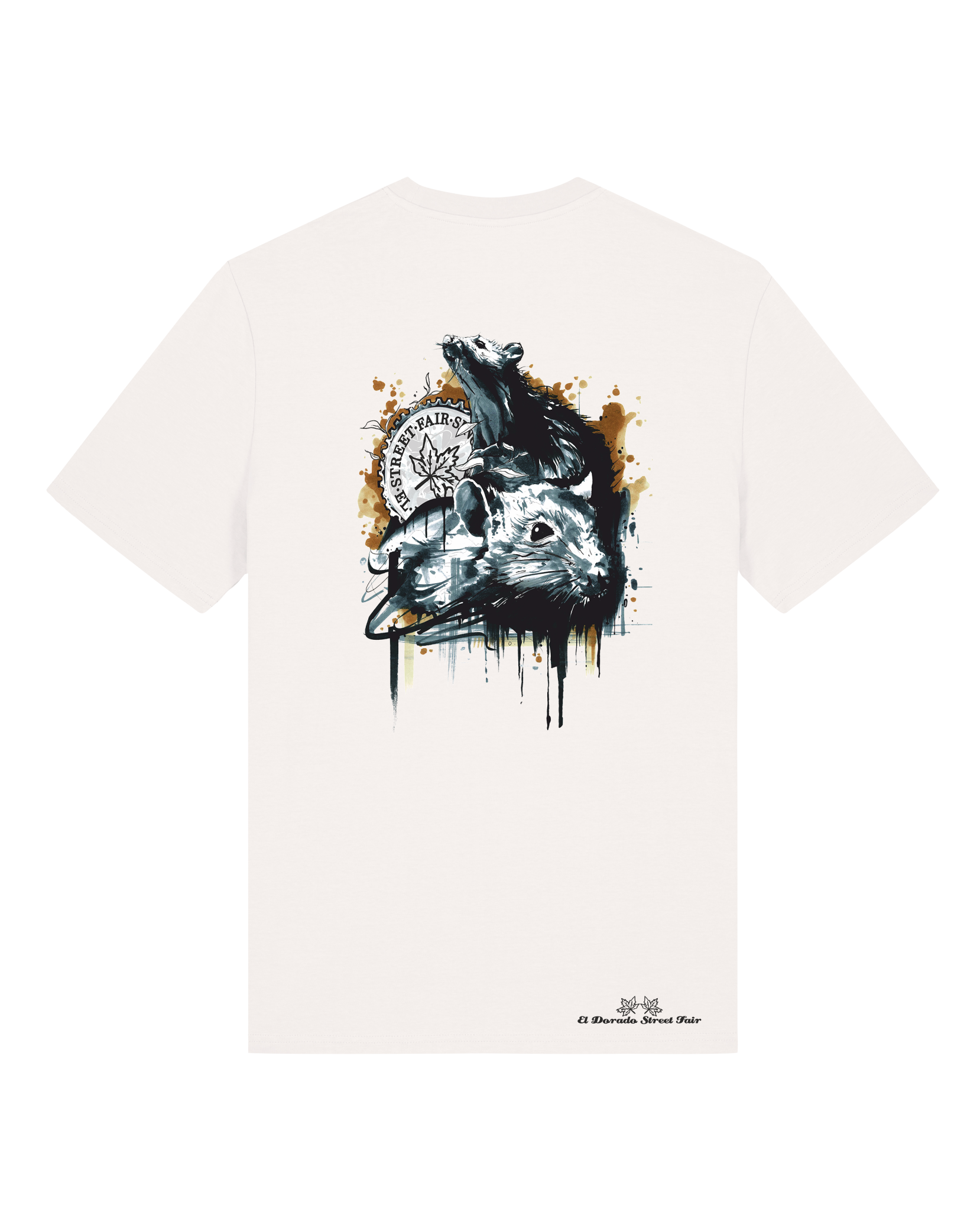Bio Unisex Medium Fit T-Shirt Subchannel Staff (Backprint)