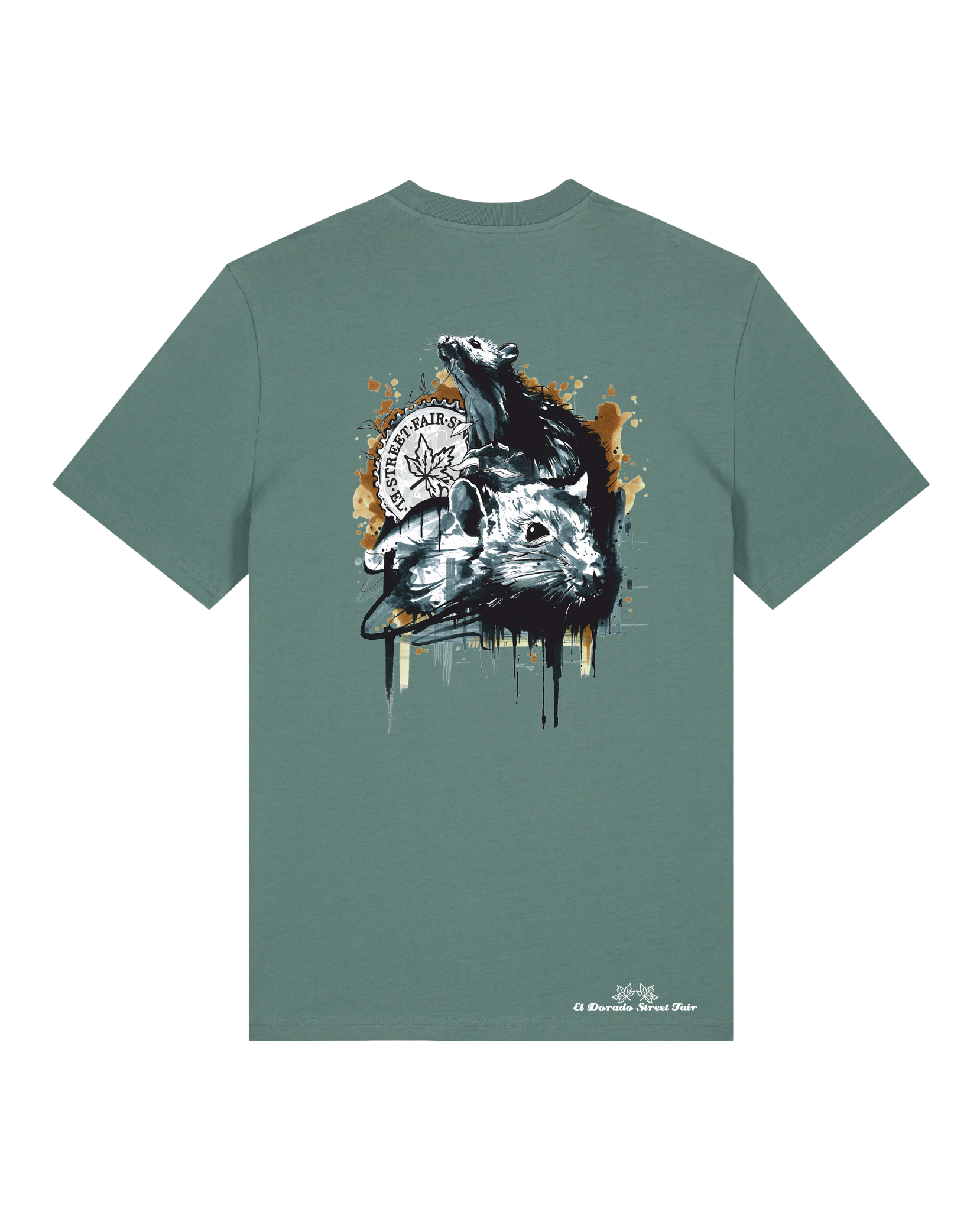 Bio Unisex Medium Fit T-Shirt Subchannel Staff (Backprint)