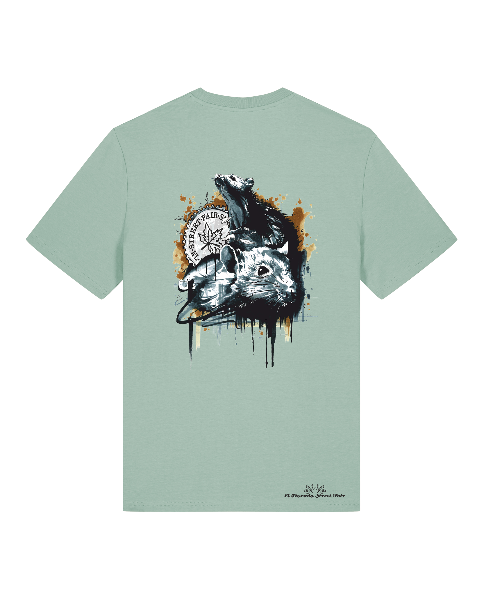 Bio Unisex Medium Fit T-Shirt Subchannel Staff (Backprint)