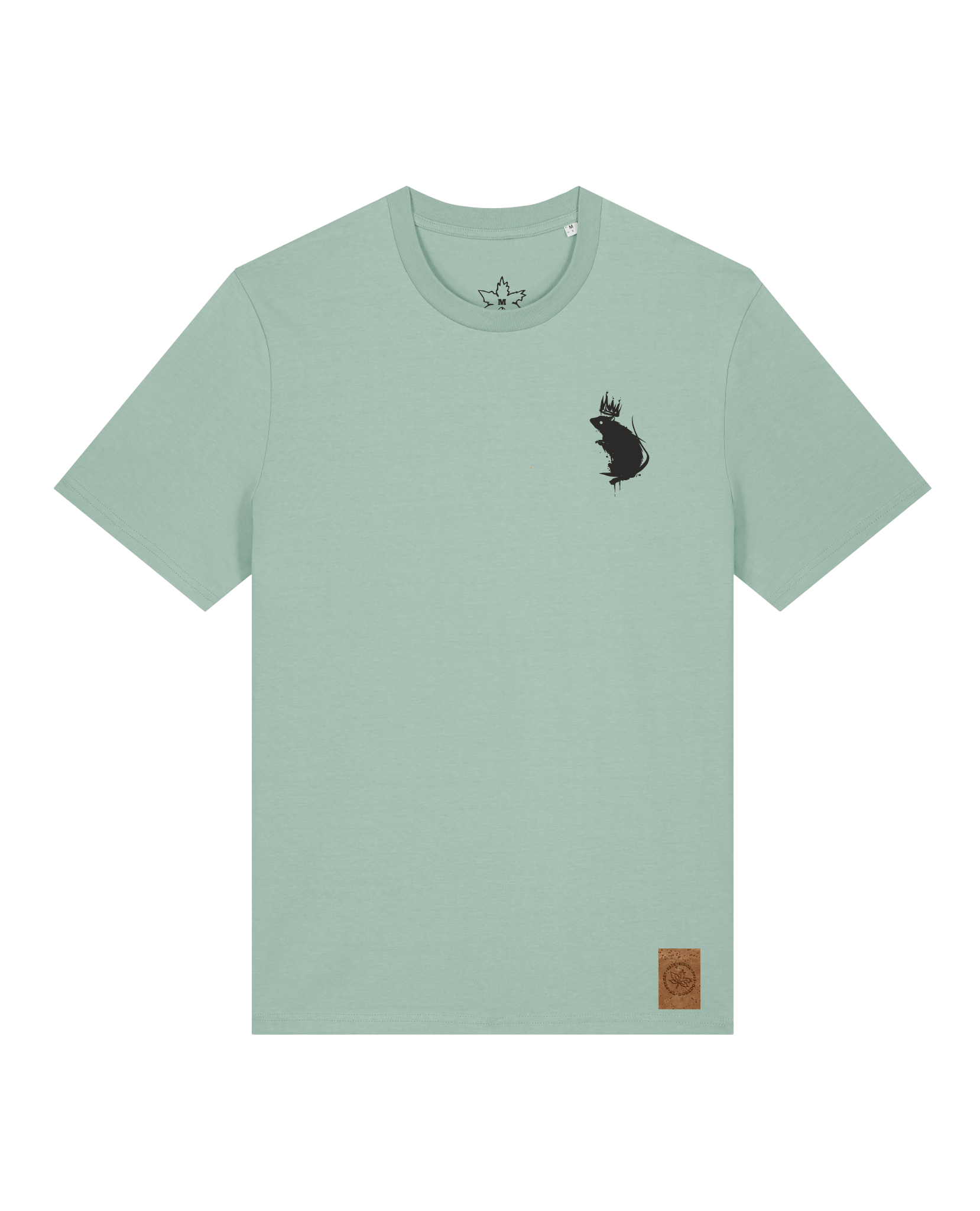 bio-unisex-medium fit-tshirt-subchannel staff (backprint)-sttu169-eukalyptus-front