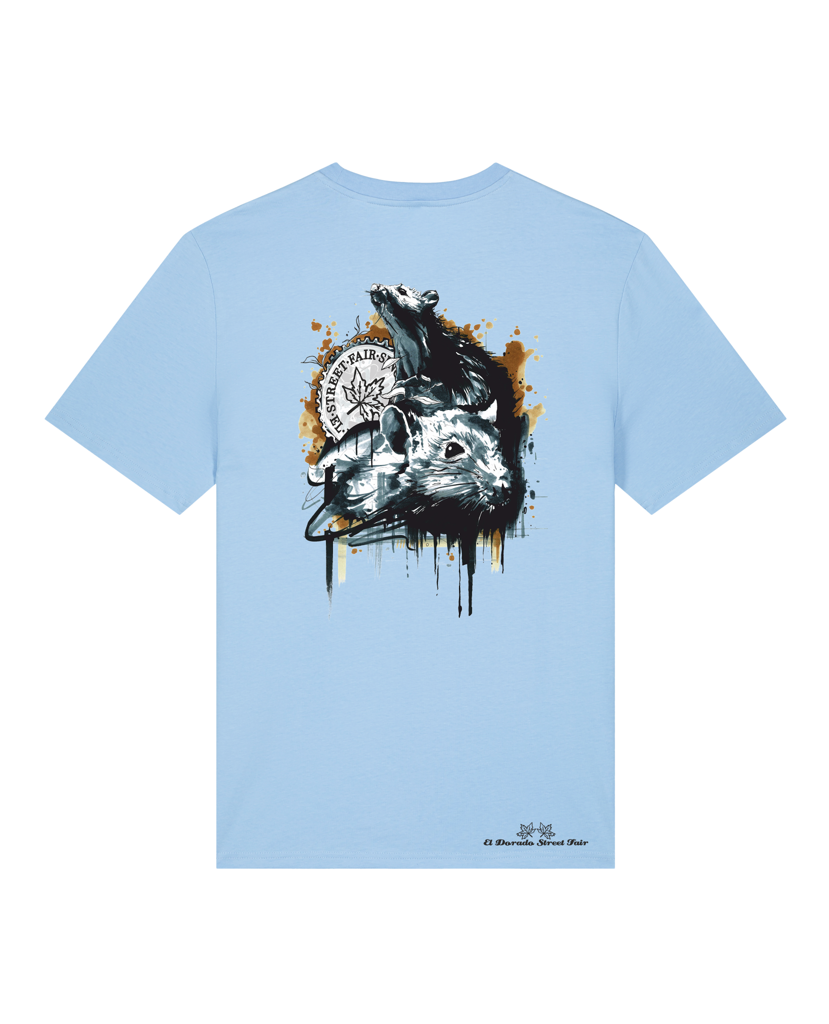 Bio Unisex Medium Fit T-Shirt Subchannel Staff (Backprint)