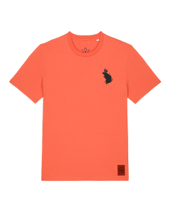 bio-unisex-medium fit-tshirt-subchannel staff (backprint)-sttu169-mandarine-front