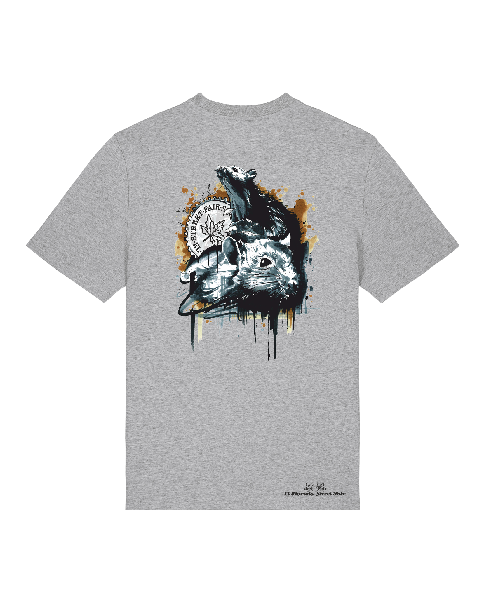Bio Unisex Medium Fit T-Shirt Subchannel Staff (Backprint)