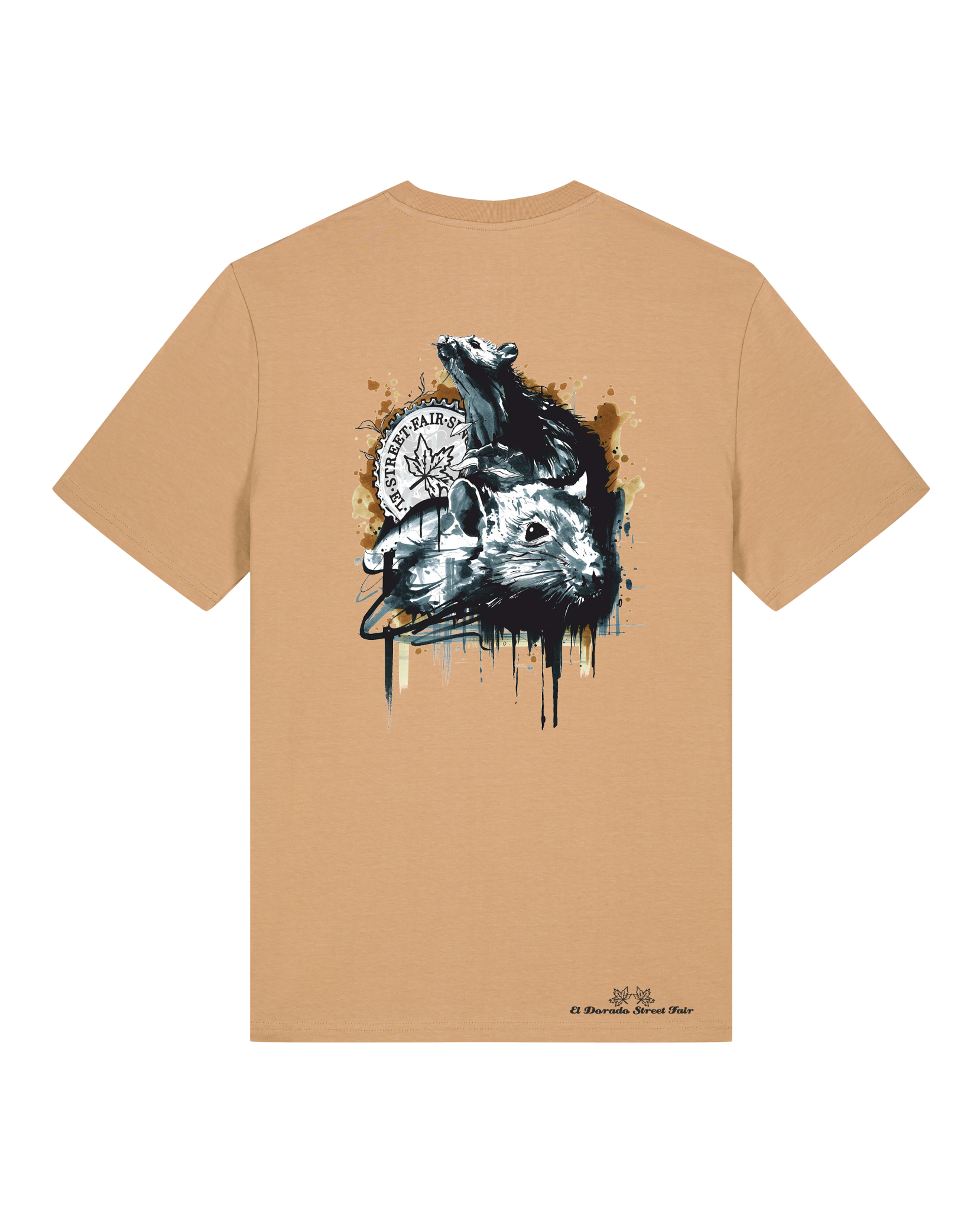 Bio Unisex Medium Fit T-Shirt Subchannel Staff (Backprint)