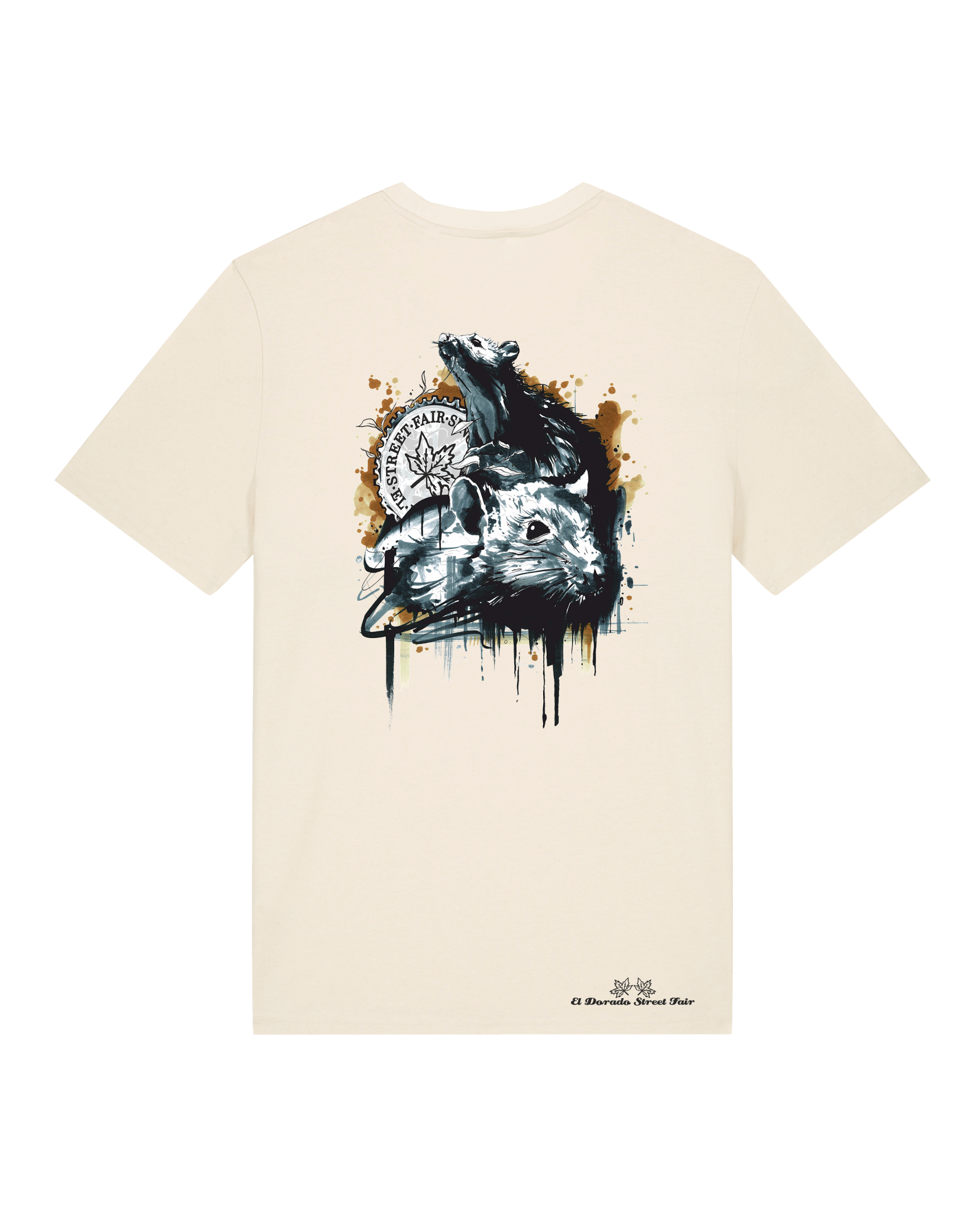 Bio Unisex Medium Fit T-Shirt Subchannel Staff (Backprint)