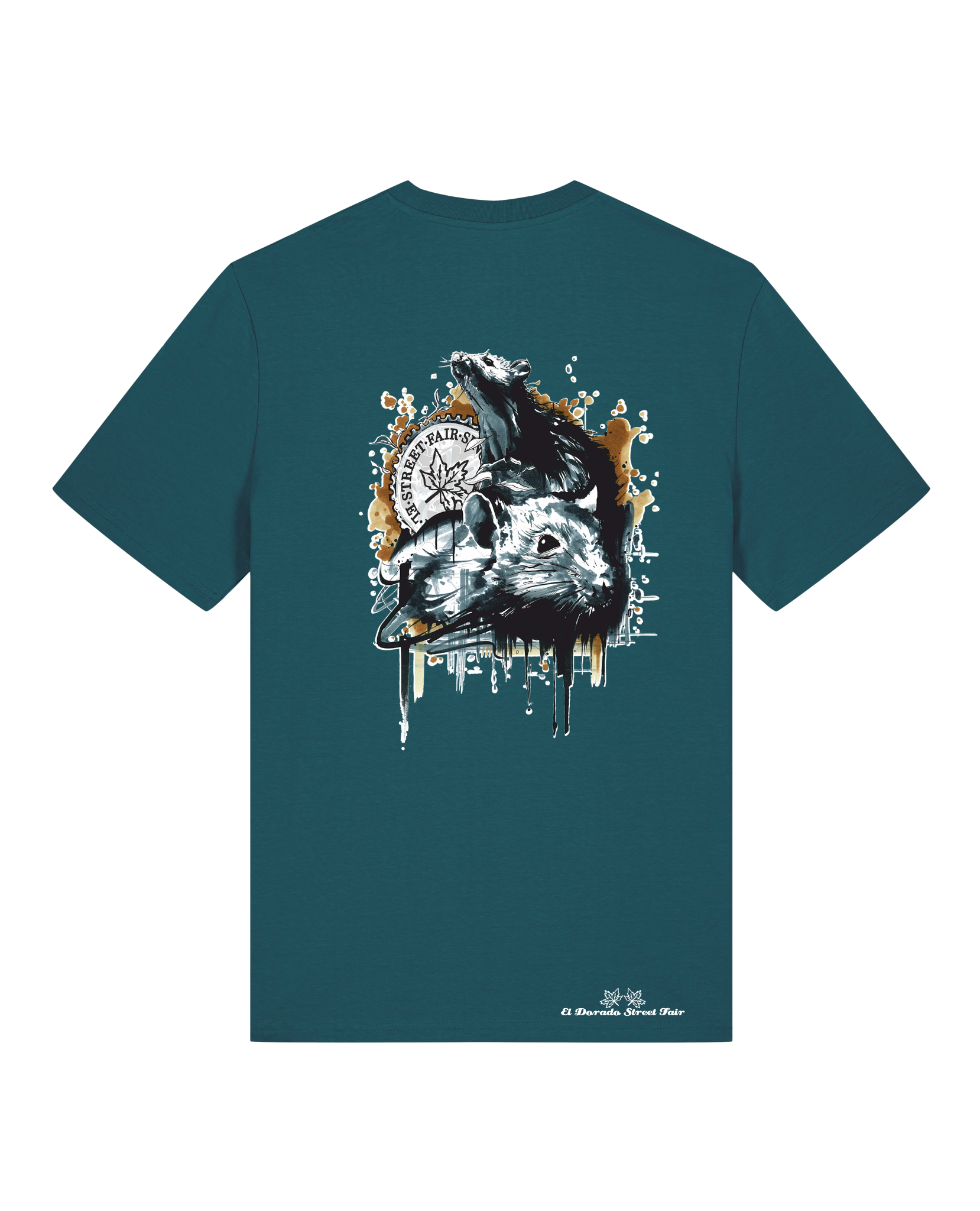 Bio Unisex Medium Fit T-Shirt Subchannel Staff (Backprint)