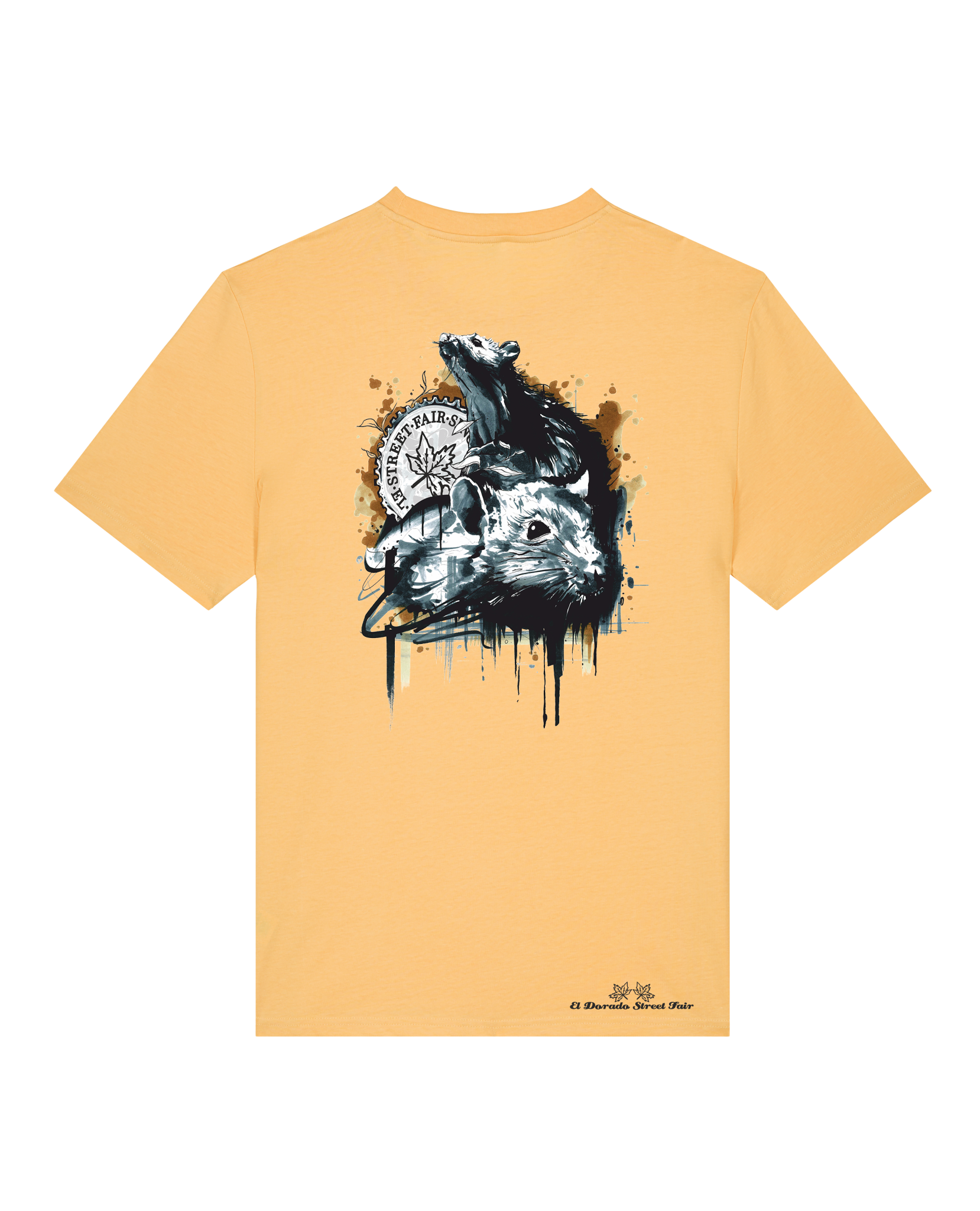 Bio Unisex Medium Fit T-Shirt Subchannel Staff (Backprint)