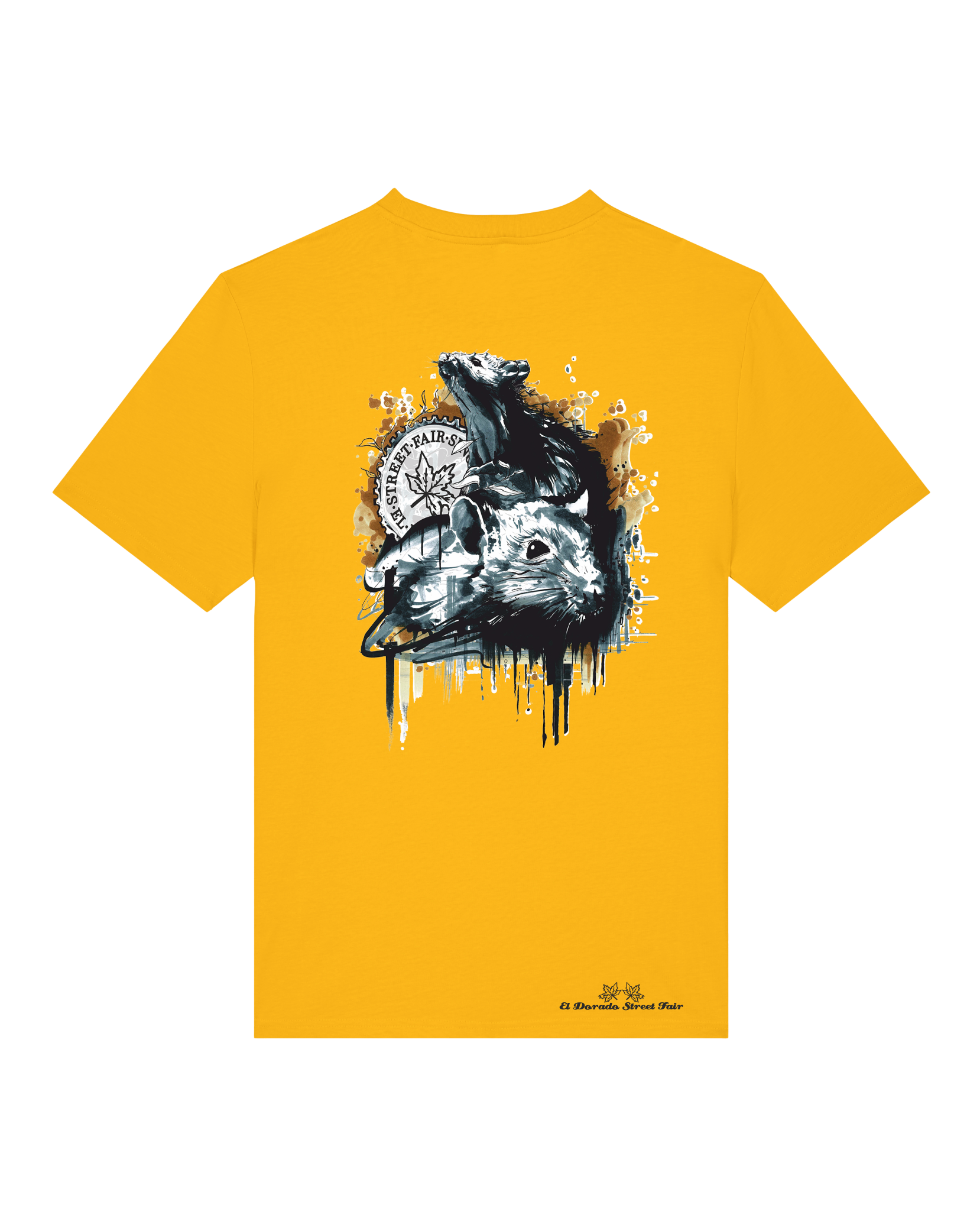 Bio Unisex Medium Fit T-Shirt Subchannel Staff (Backprint)