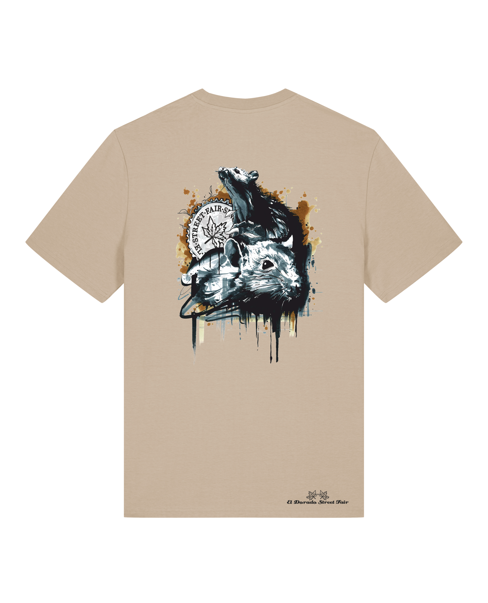 Bio Unisex Medium Fit T-Shirt Subchannel Staff (Backprint)
