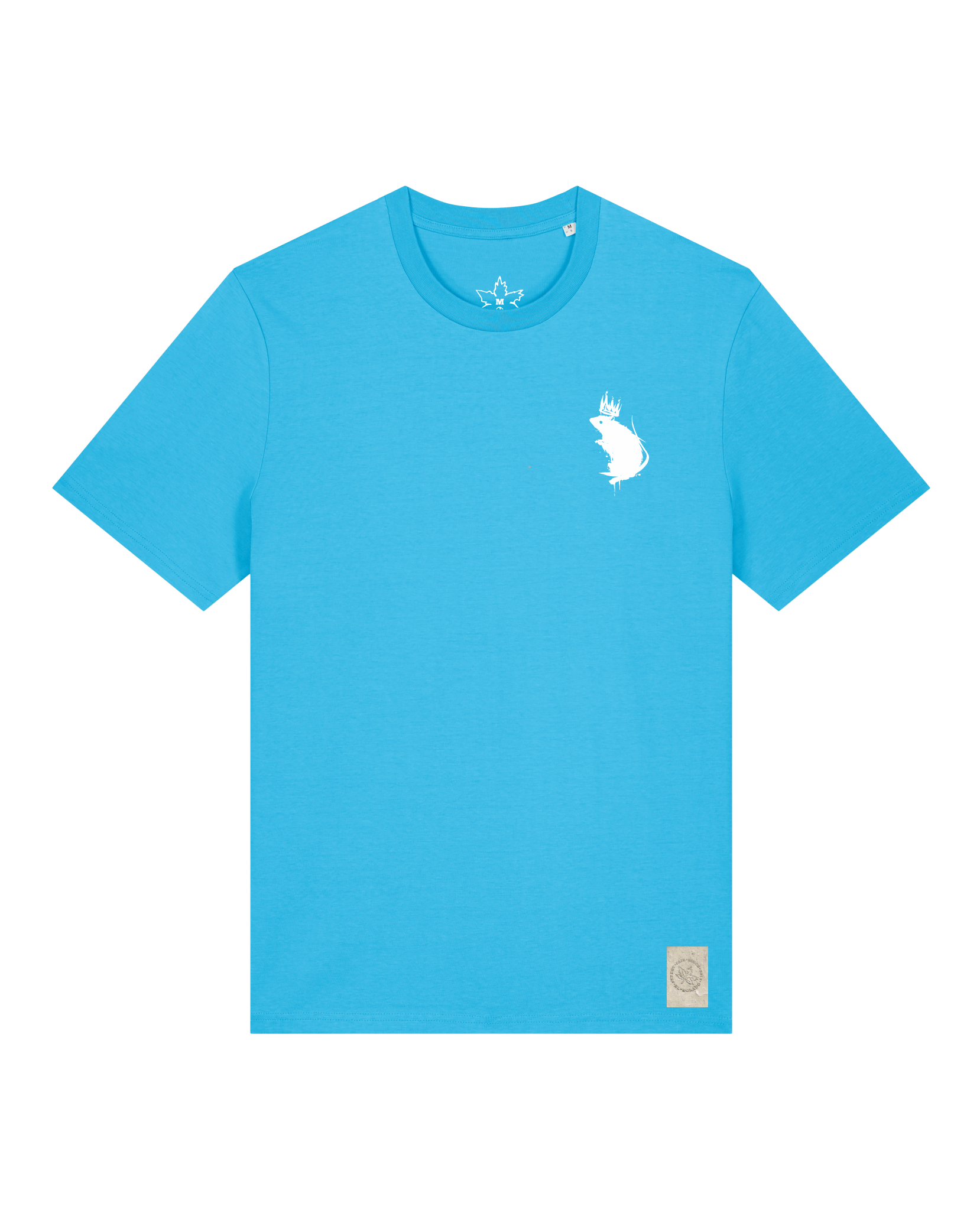 bio-unisex-medium fit-tshirt-subchannel staff (backprint)-sttu169-wasserblau-front