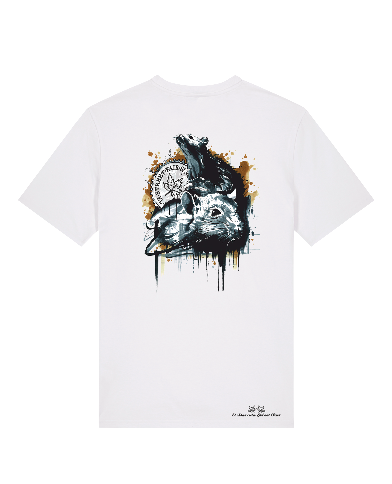 Bio Unisex Medium Fit T-Shirt Subchannel Staff (Backprint)