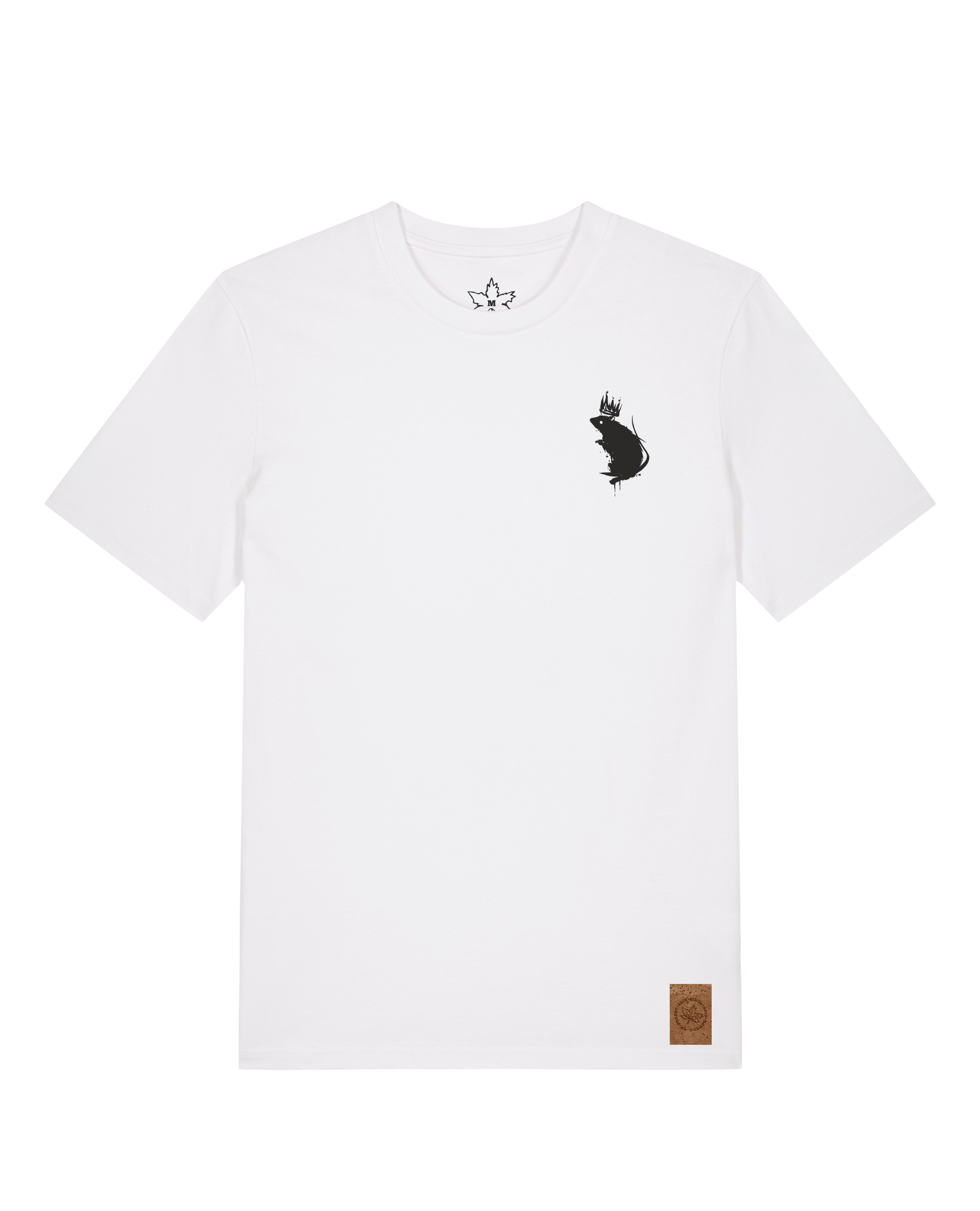 bio-unisex-medium fit-tshirt-subchannel staff (backprint)-sttu169-weiß-front