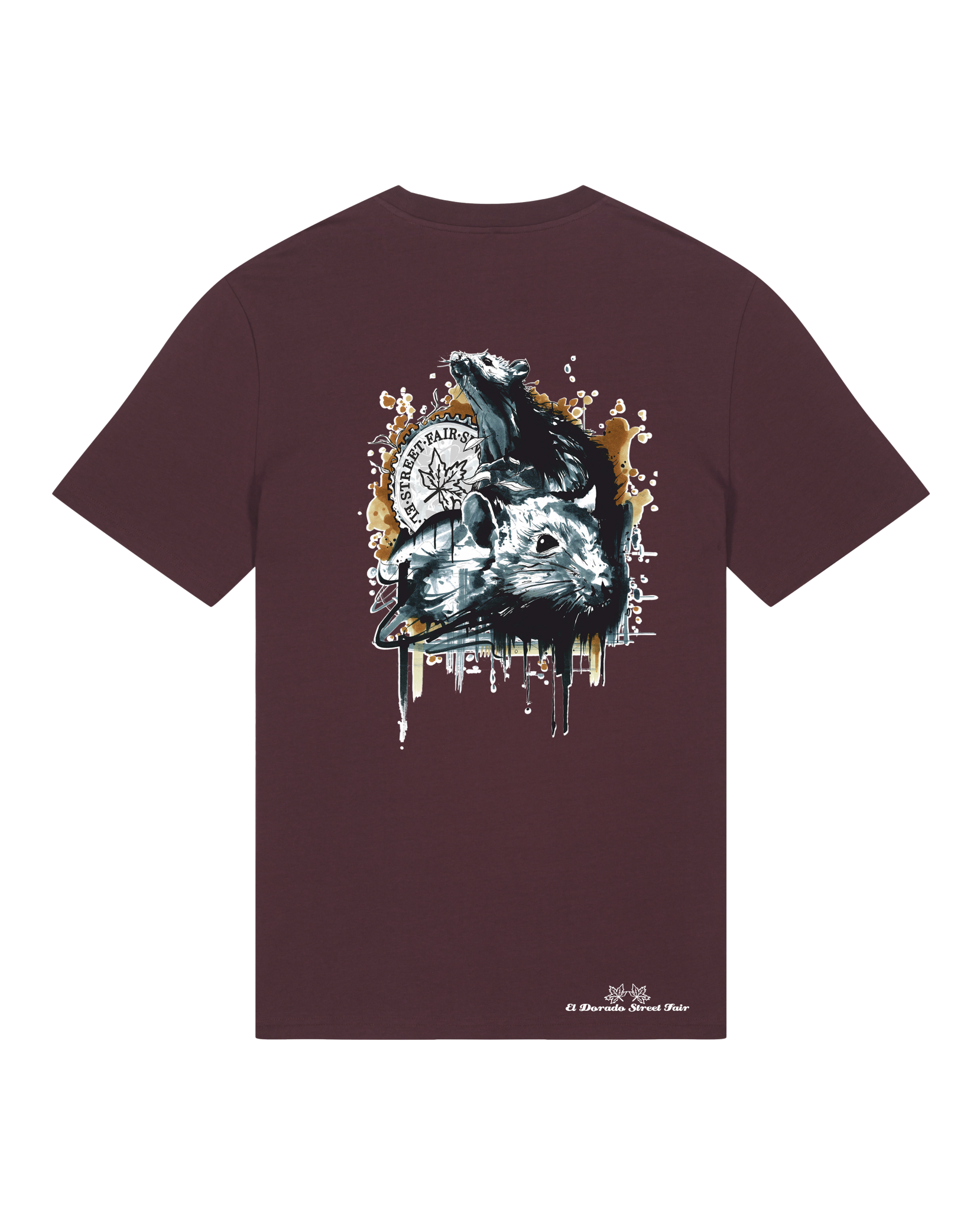 Bio Unisex Medium Fit T-Shirt Subchannel Staff (Backprint)
