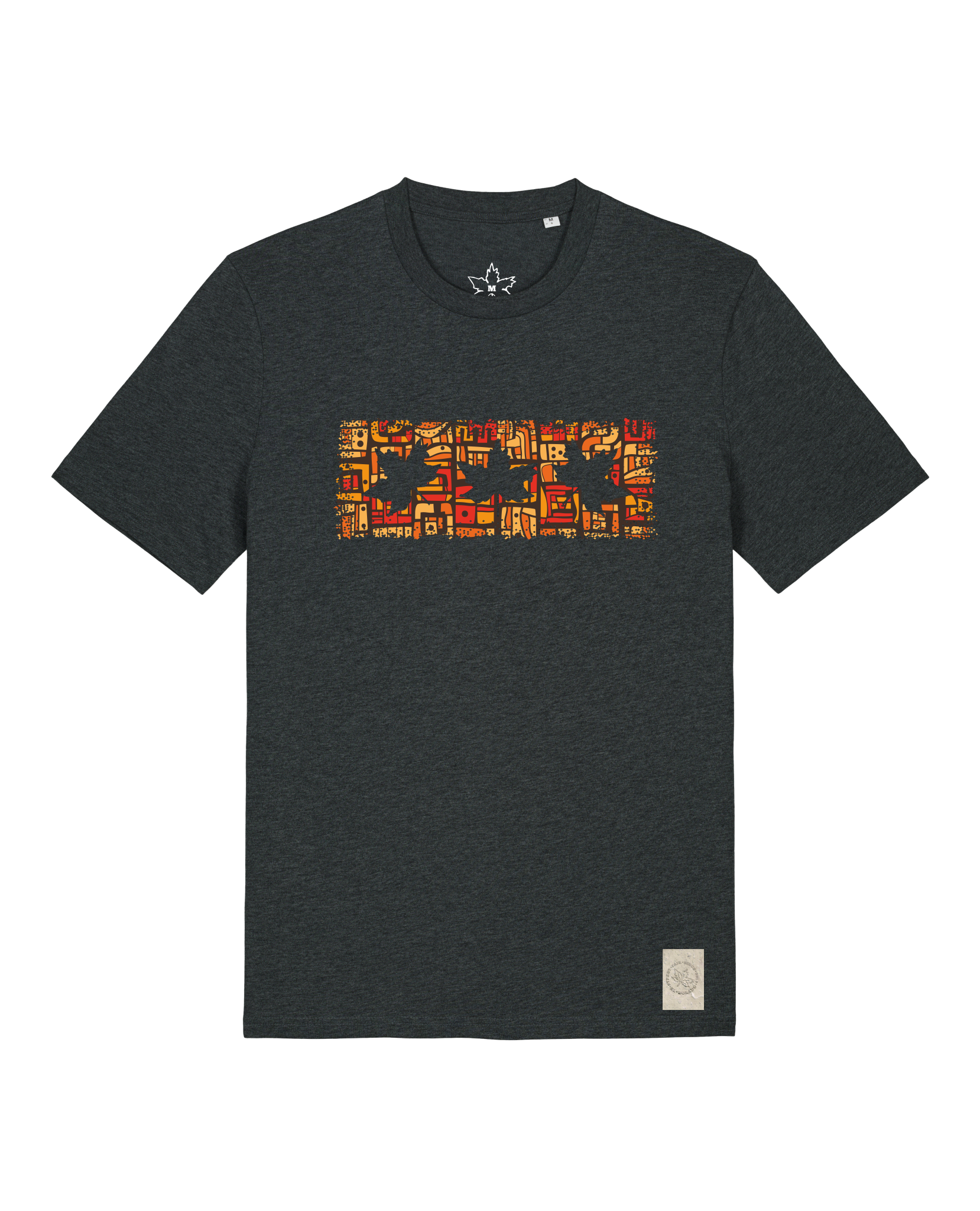 bio-unisex-medium fit-tshirt-t(h)ree leafes drift 2-sttu169-elephant-front