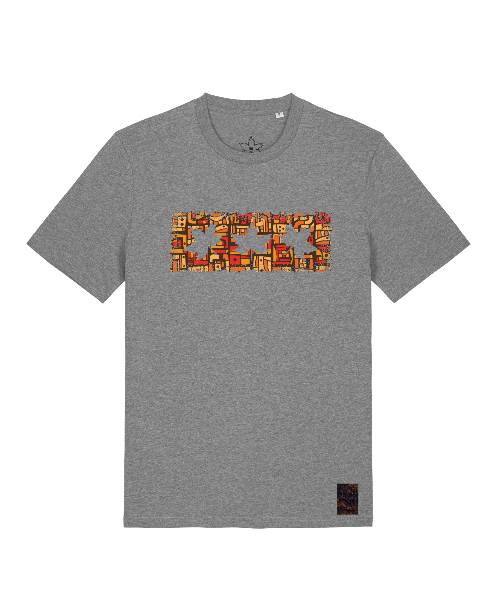 bio-unisex-medium fit-tshirt-t(h)ree leafes drift 2-sttu169-opossum-front