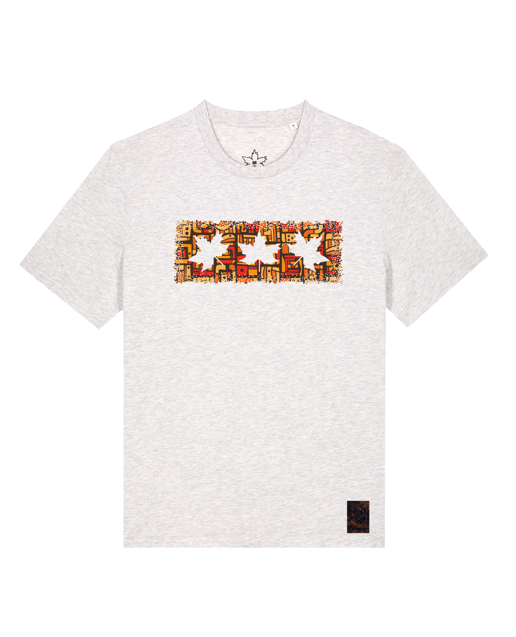 bio-unisex-medium fit-tshirt-t(h)ree leafes drift 2-sttu169-rennmaus-front