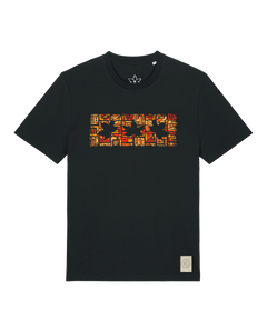 bio-unisex-medium fit-tshirt-t(h)ree leafes drift 2-sttu169-schwarz-front
