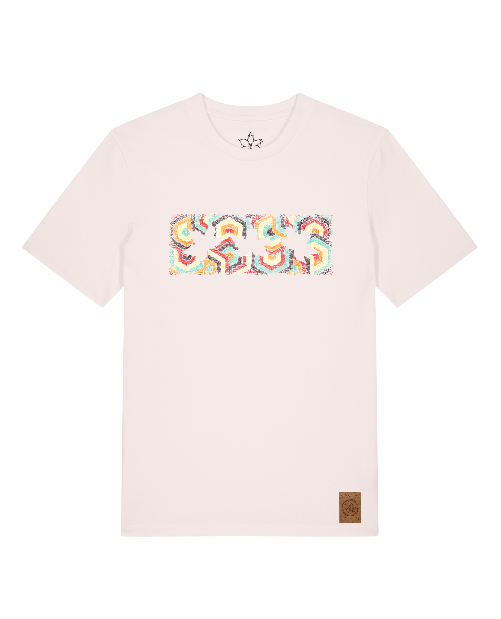 bio-unisex-medium fit-tshirt-t(h)ree leafes drift 3-sttu169-baumwollblute-front