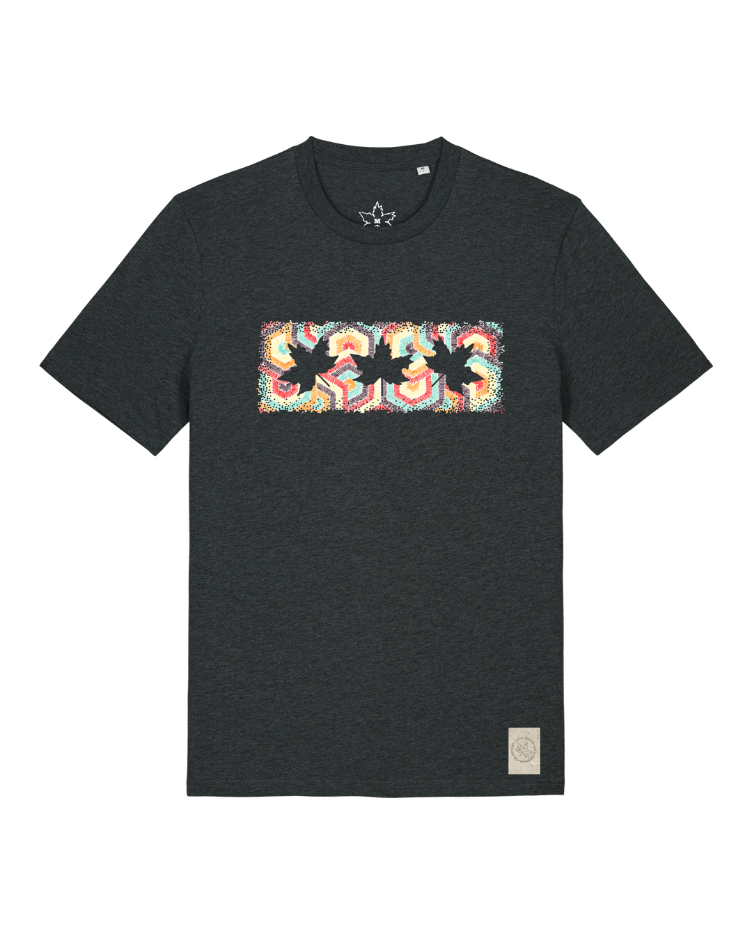 bio-unisex-medium fit-tshirt-t(h)ree leafes drift 3-sttu169-elephant-front