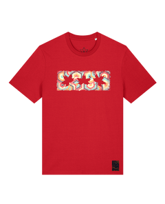 bio-unisex-medium fit-tshirt-t(h)ree leafes drift 3-sttu169-erdbeere-front