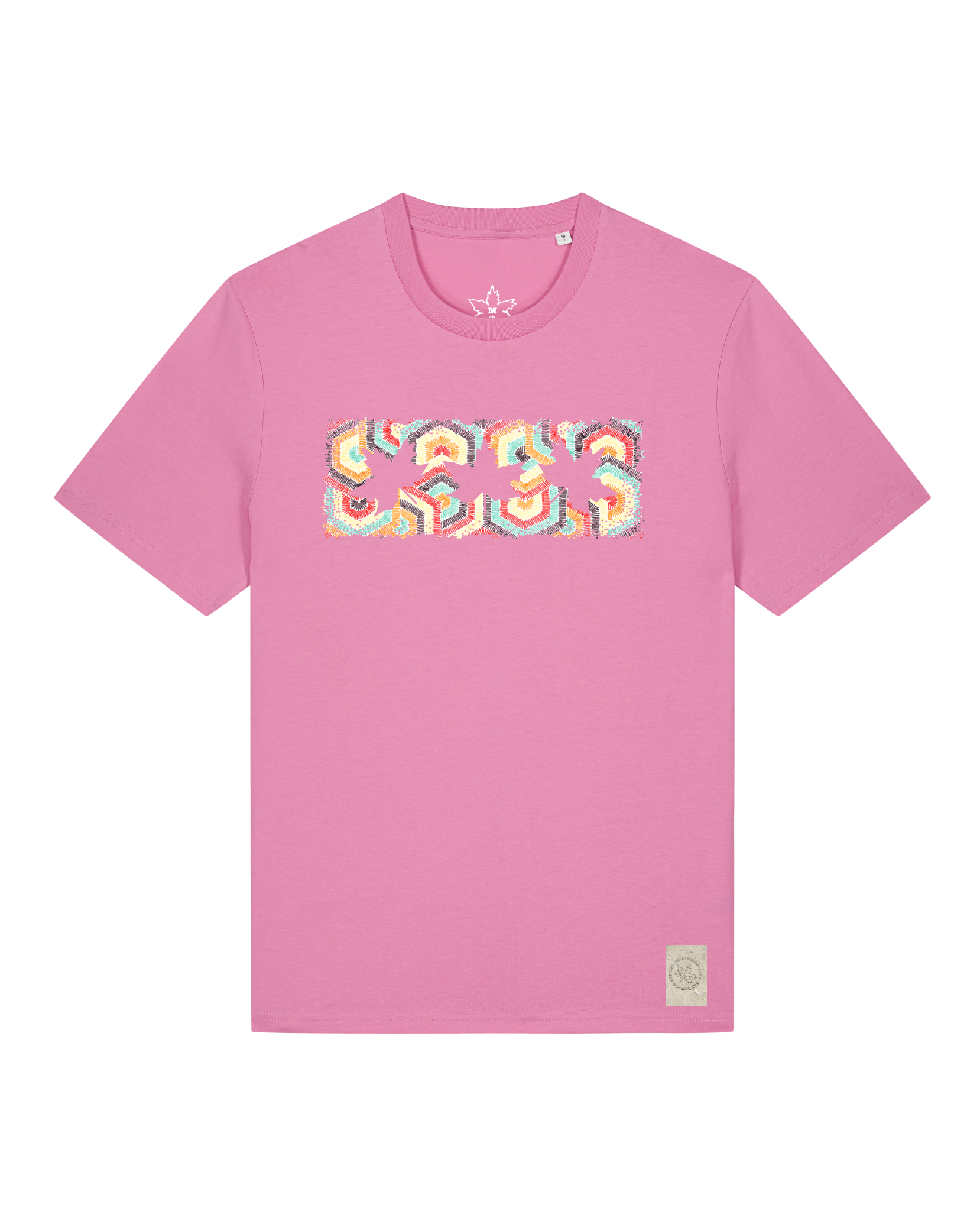 bio-unisex-medium fit-tshirt-t(h)ree leafes drift 3-sttu169-kaugummi-front