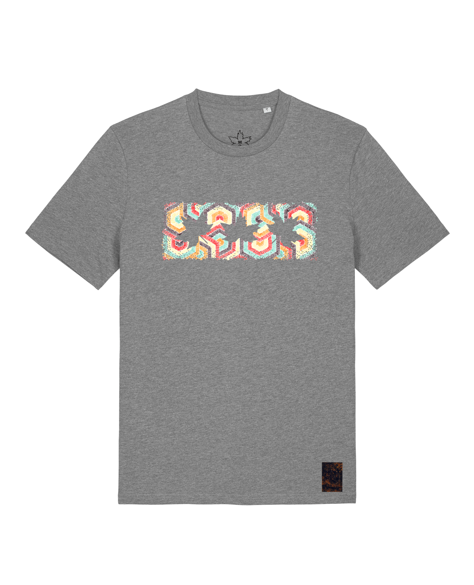 bio-unisex-medium fit-tshirt-t(h)ree leafes drift 3-sttu169-opossum-front