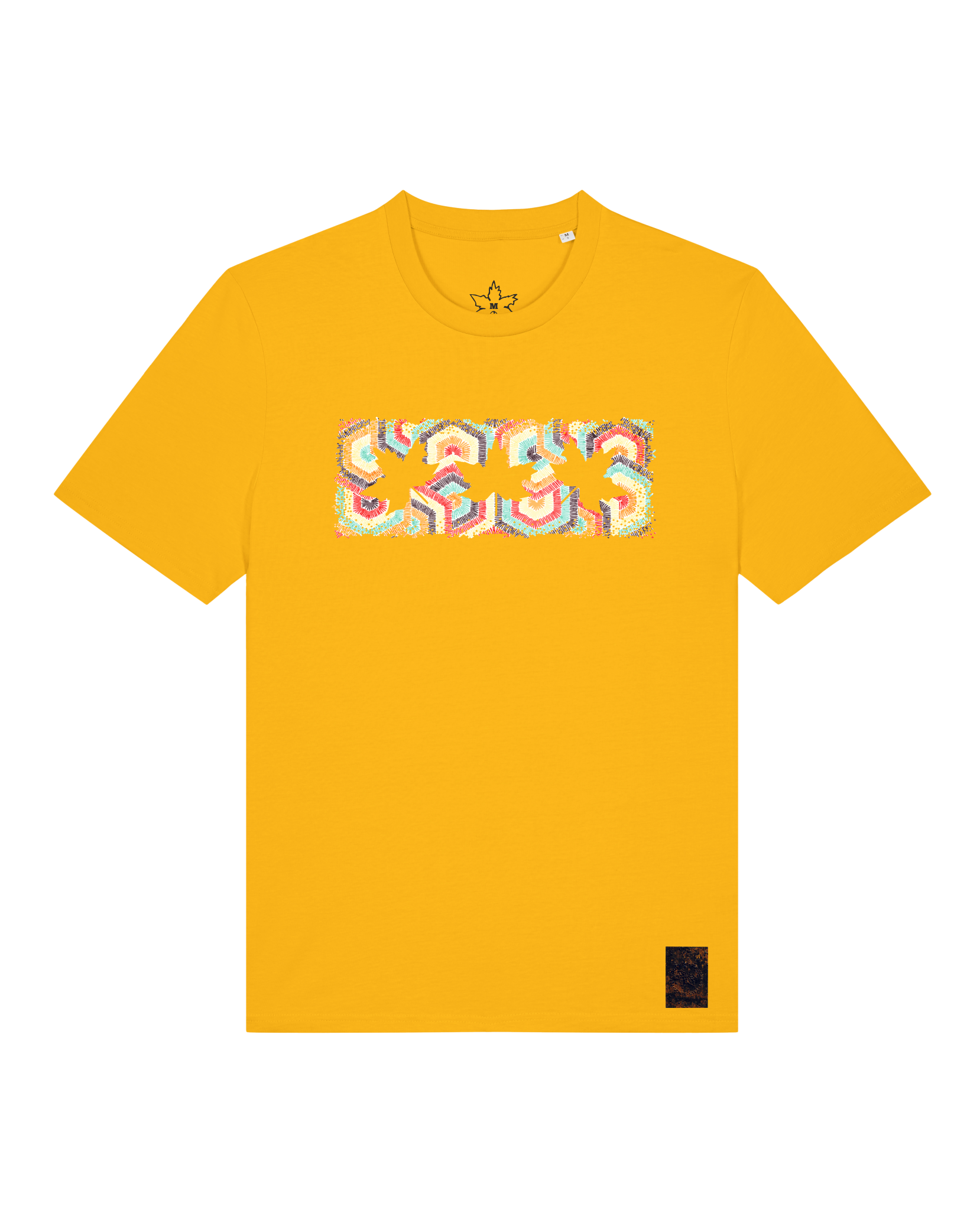bio-unisex-medium fit-tshirt-t(h)ree leafes drift 3-sttu169-sonnenblume-front