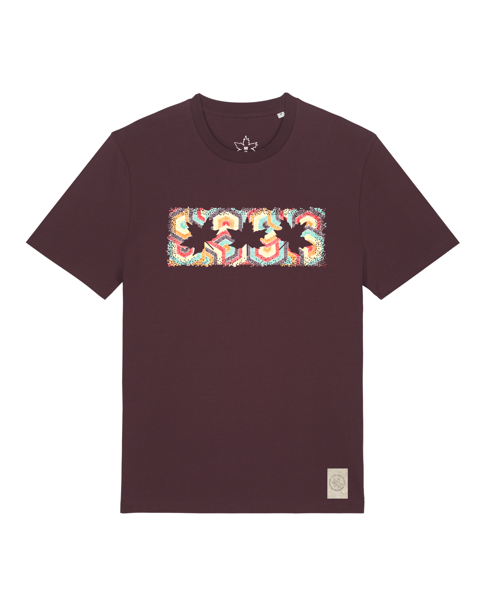 bio-unisex-medium fit-tshirt-t(h)ree leafes drift 3-sttu169-zartbitter-front