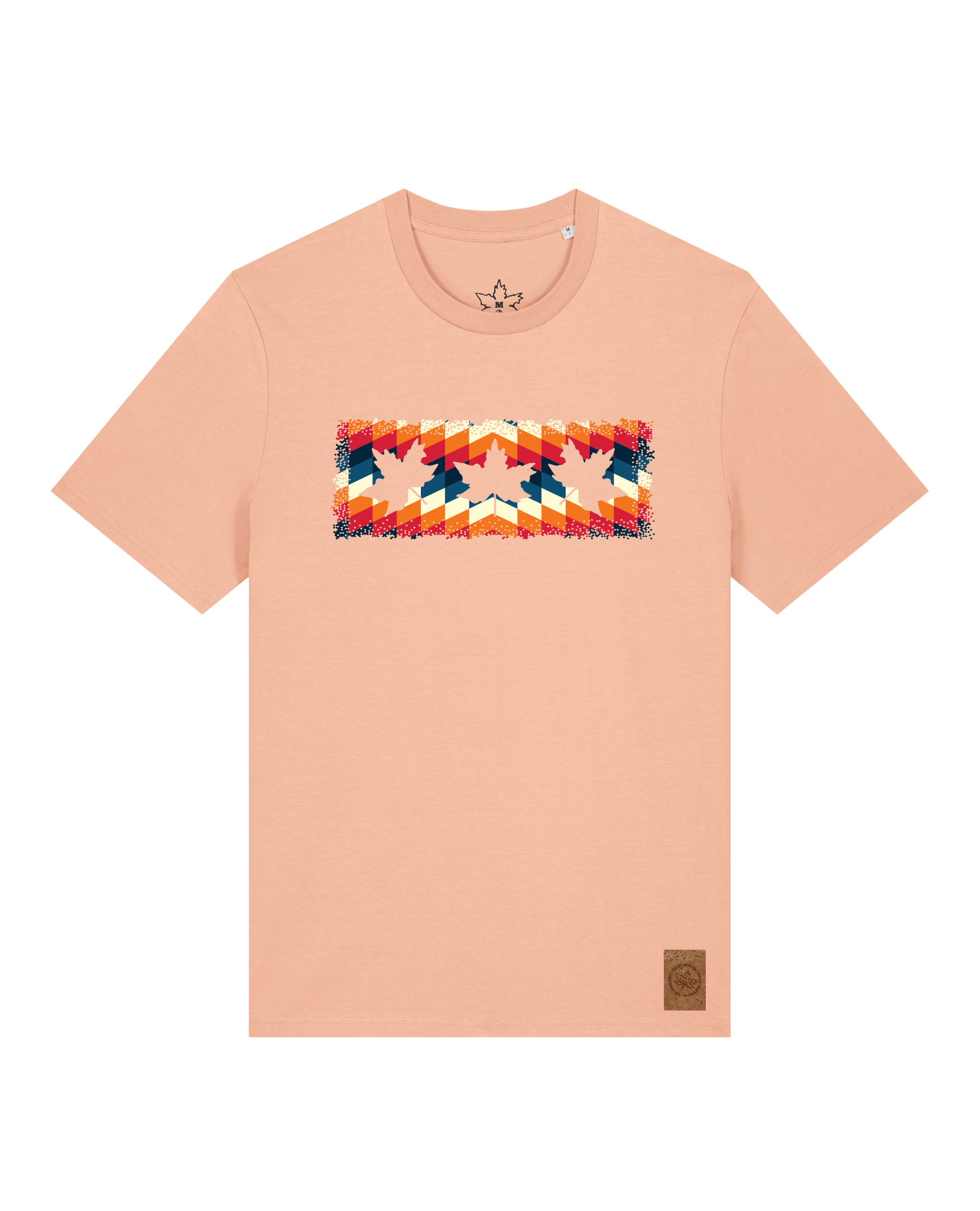 bio-unisex-medium fit-tshirt-t(h)ree leafes drift 4-sttu169-agyptische keramik-front