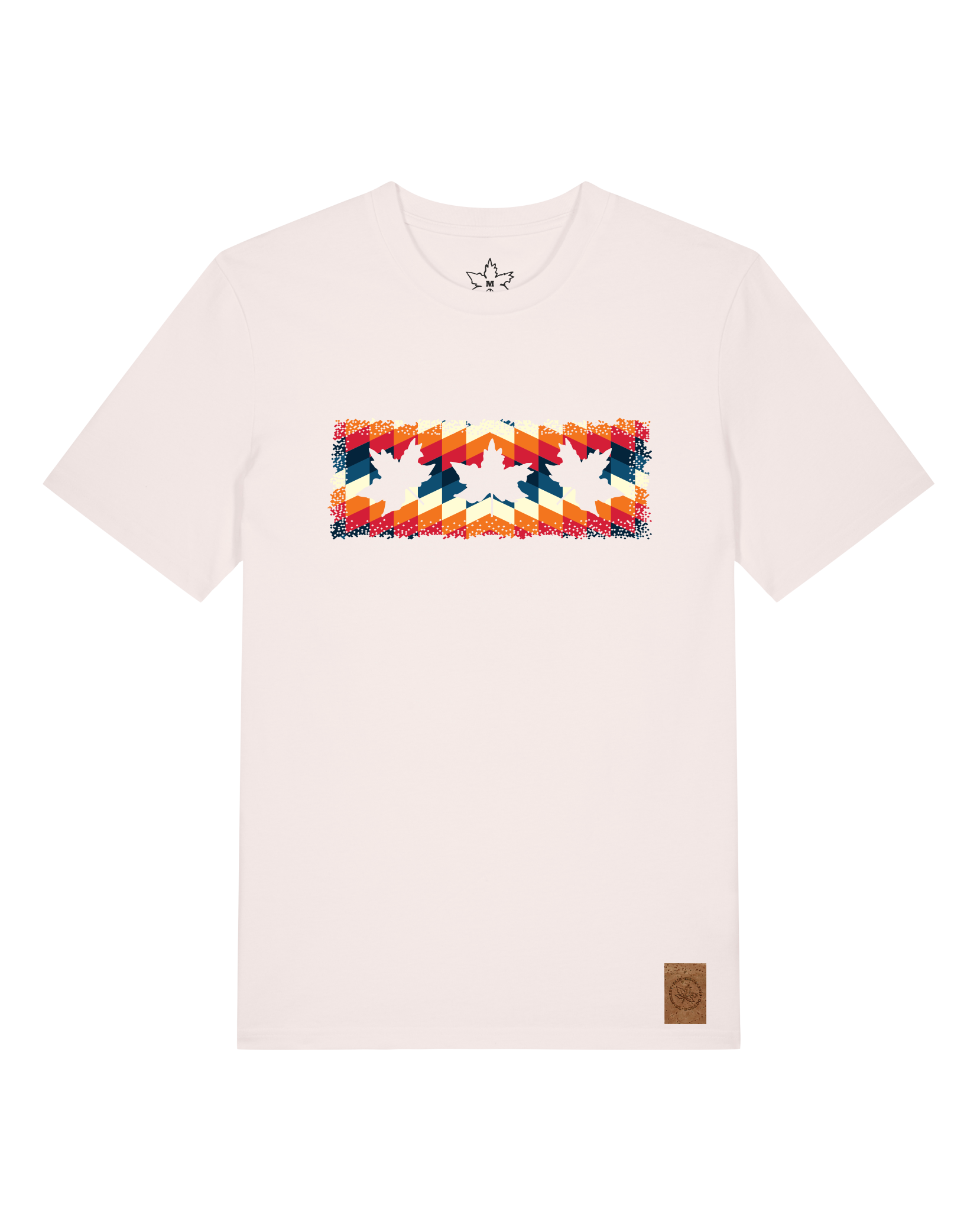 bio-unisex-medium fit-tshirt-t(h)ree leafes drift 4-sttu169-baumwollblute-front