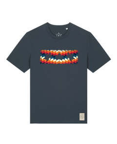 bio-unisex-medium fit-tshirt-t(h)ree leafes drift 4-sttu169-blaubeernacht-front