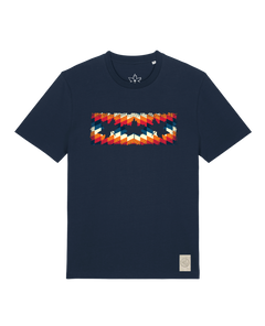 bio-unisex-medium fit-tshirt-t(h)ree leafes drift 4-sttu169-marine-front
