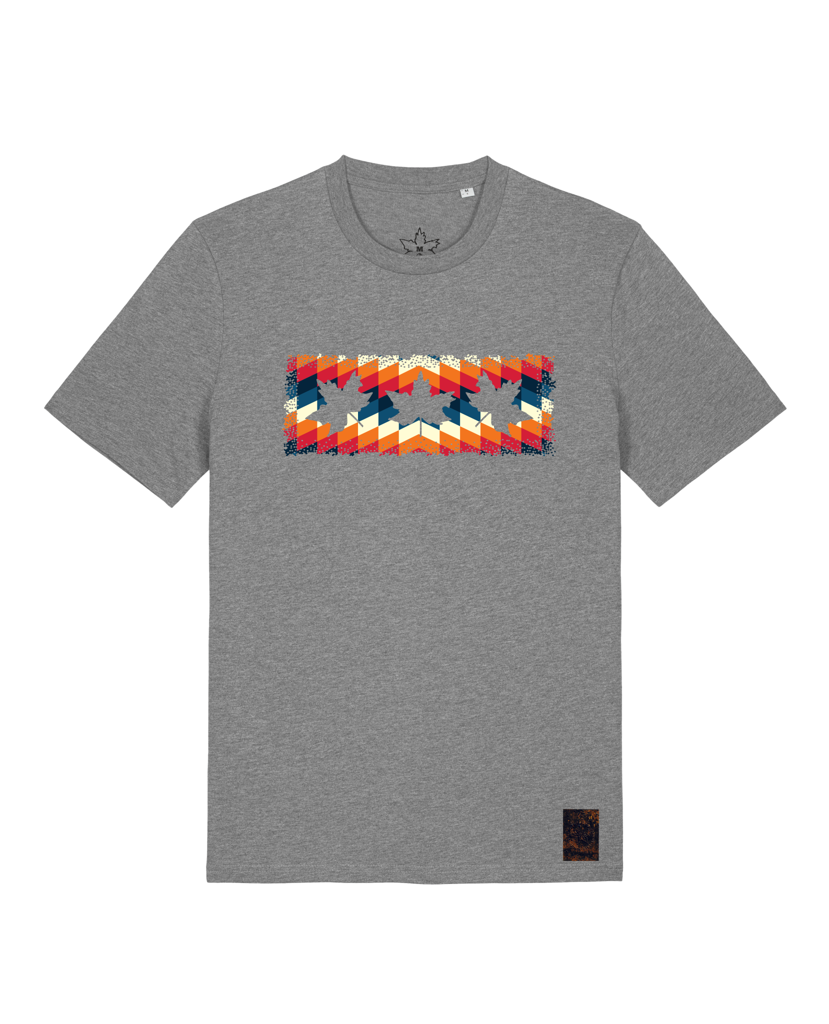 bio-unisex-medium fit-tshirt-t(h)ree leafes drift 4-sttu169-opossum-front