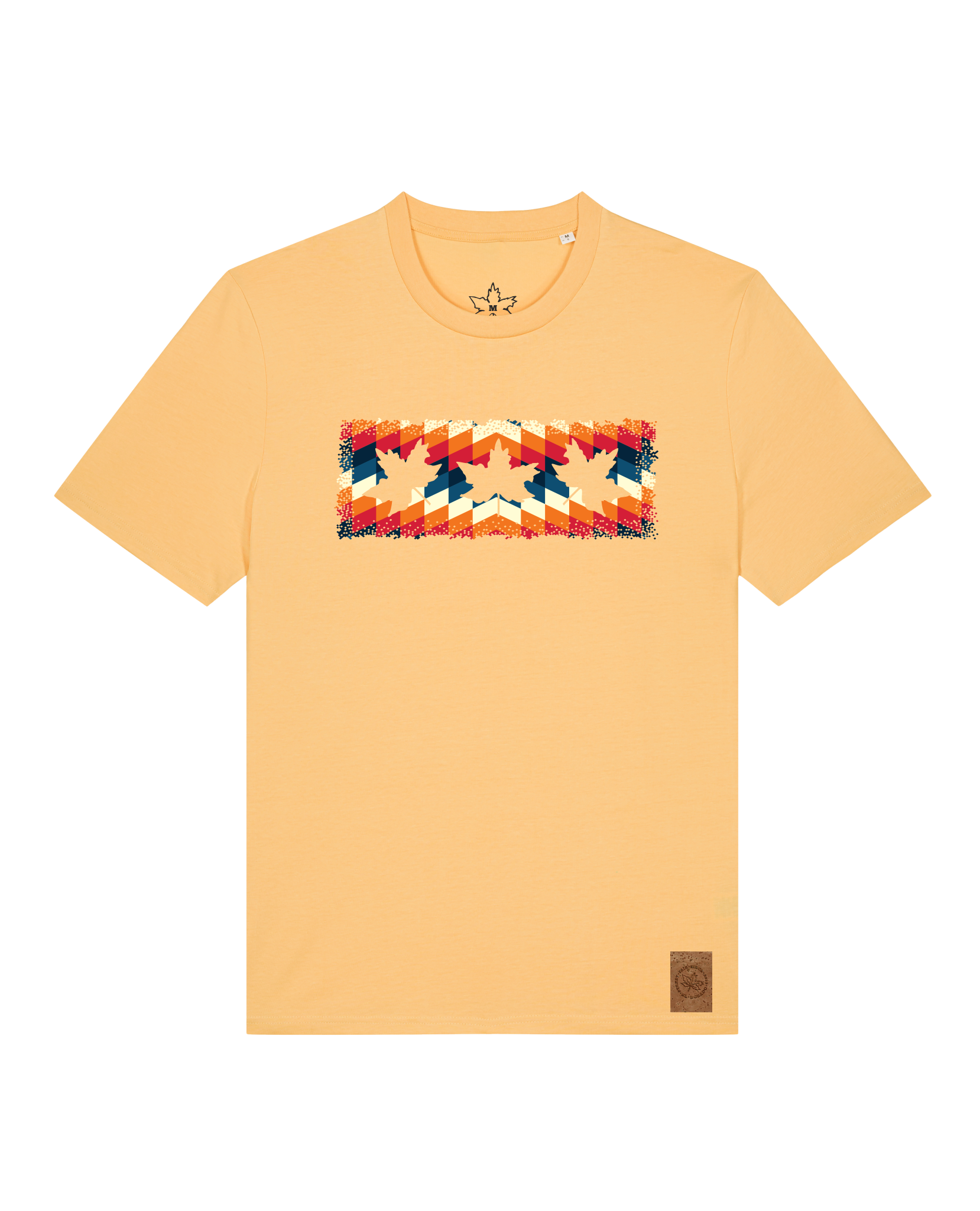 bio-unisex-medium fit-tshirt-t(h)ree leafes drift 4-sttu169-senfkorn-front