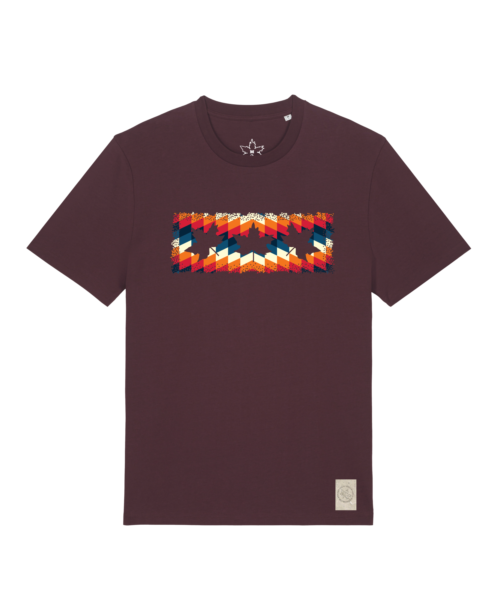 bio-unisex-medium fit-tshirt-t(h)ree leafes drift 4-sttu169-zartbitter-front