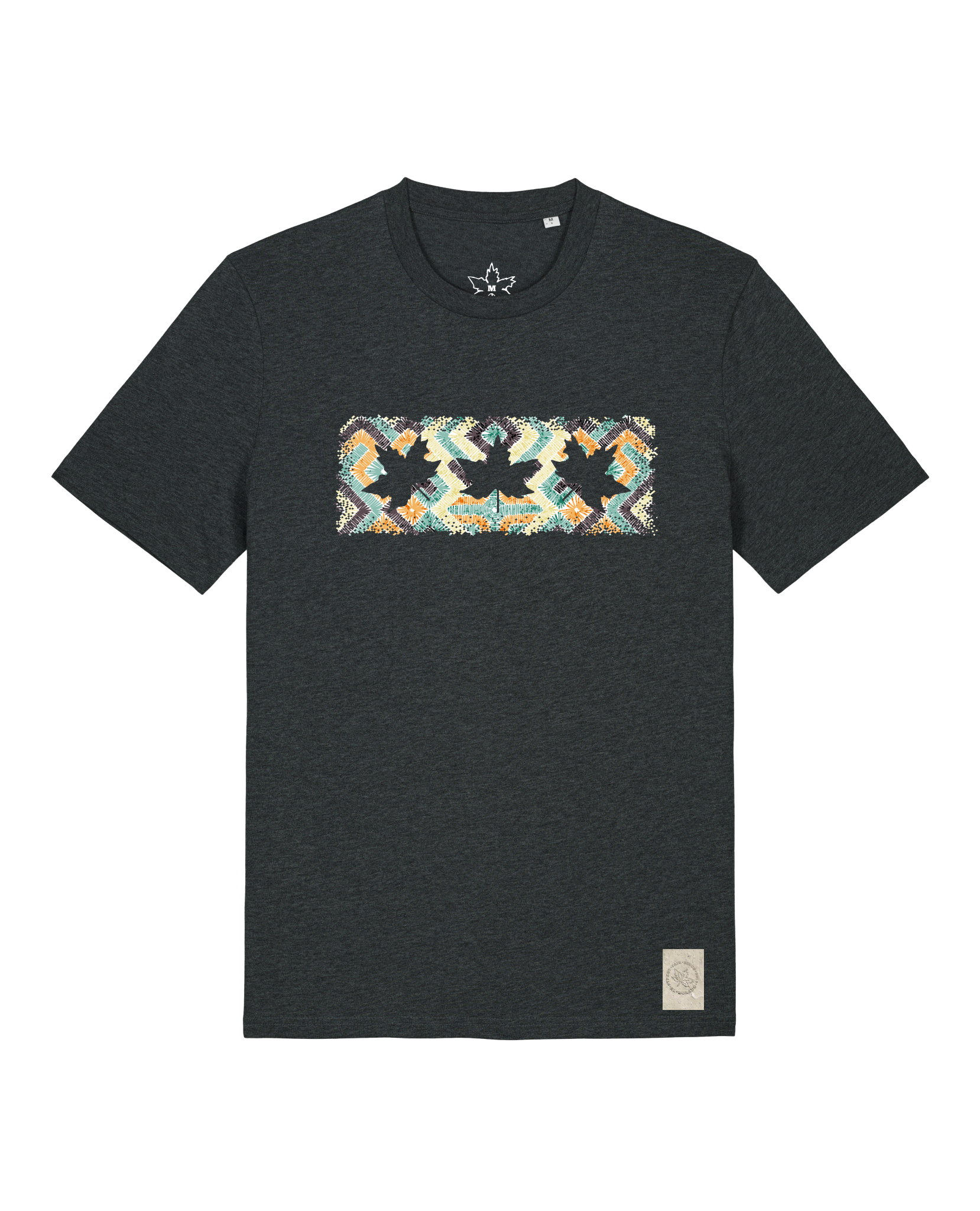 bio-unisex-medium fit-tshirt-t(h)ree leafes drift 5-sttu169-elephant-front