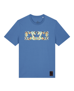 bio-unisex-medium fit-tshirt-t(h)ree leafes drift 5-sttu169-hortensie-front