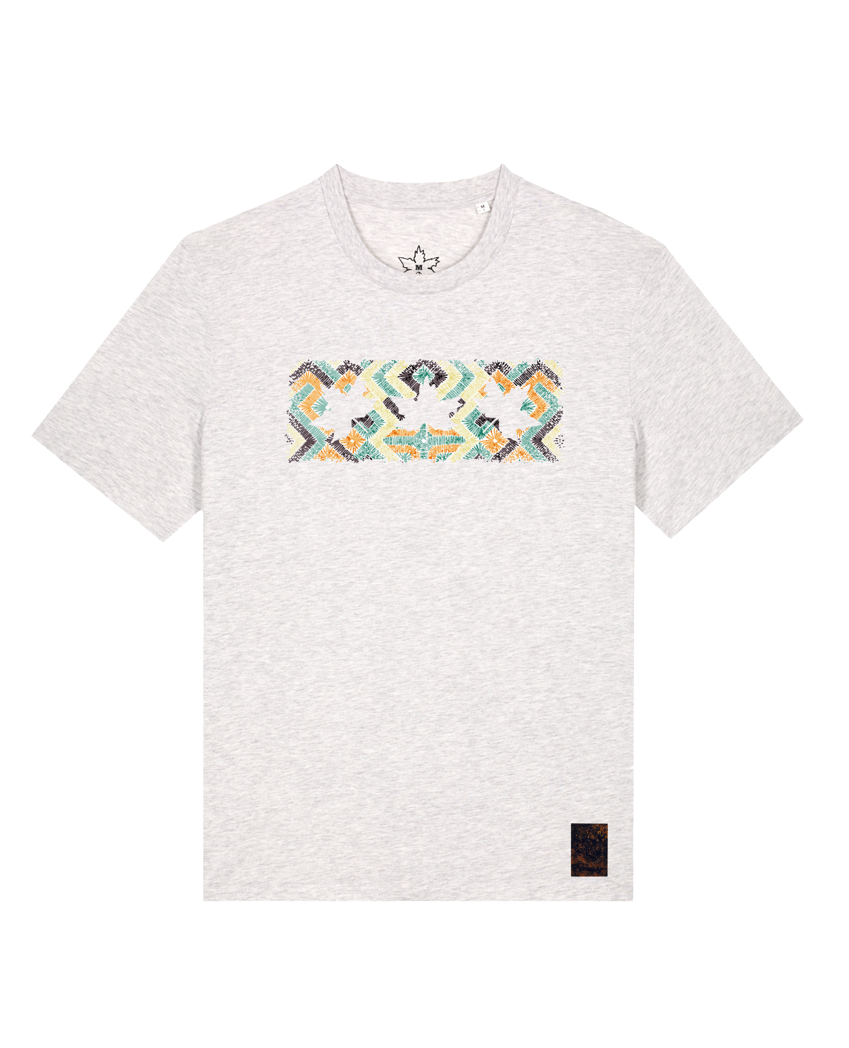 bio-unisex-medium fit-tshirt-t(h)ree leafes drift 5-sttu169-rennmaus-front