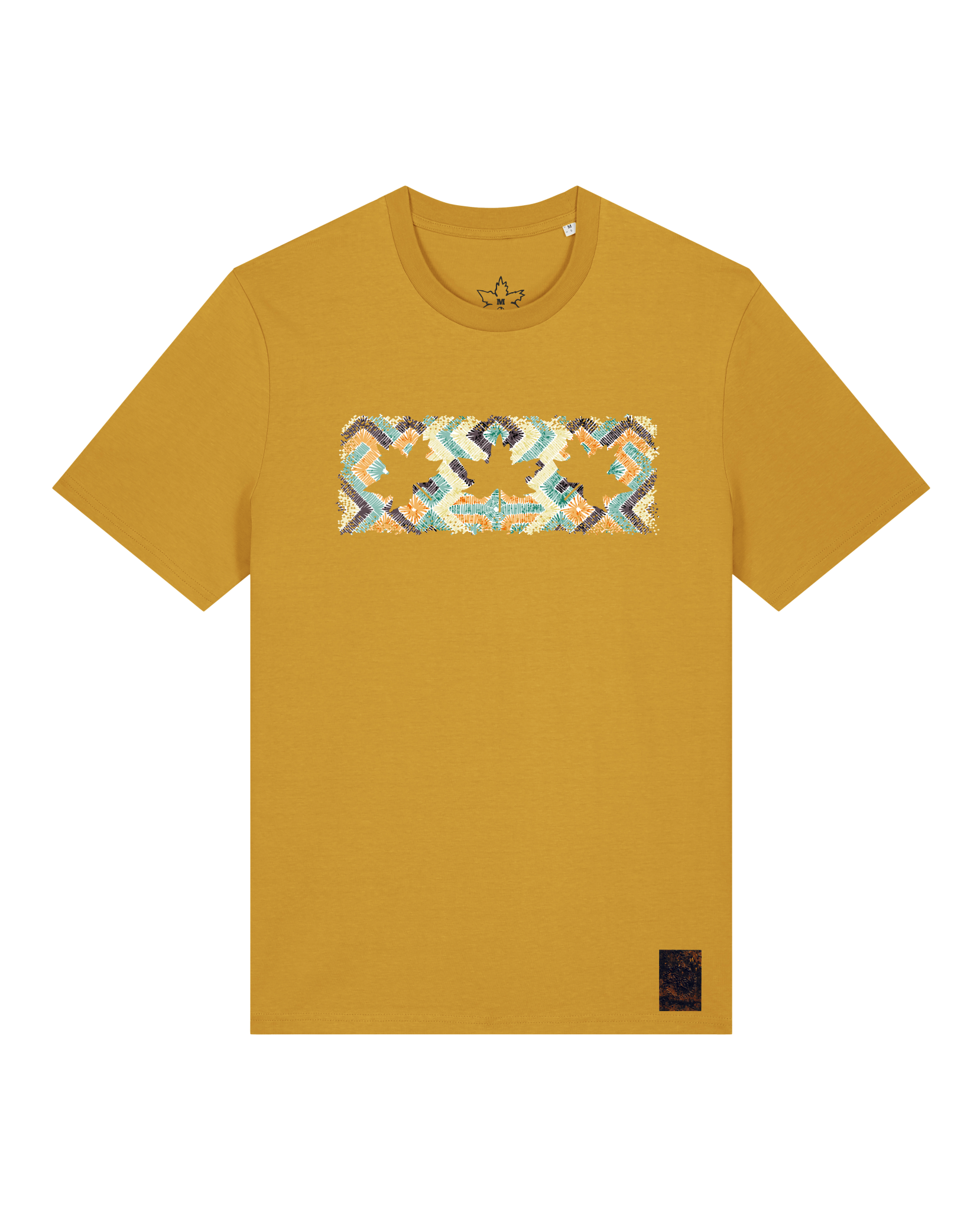 bio-unisex-medium fit-tshirt-t(h)ree leafes drift 5-sttu169-senf-front