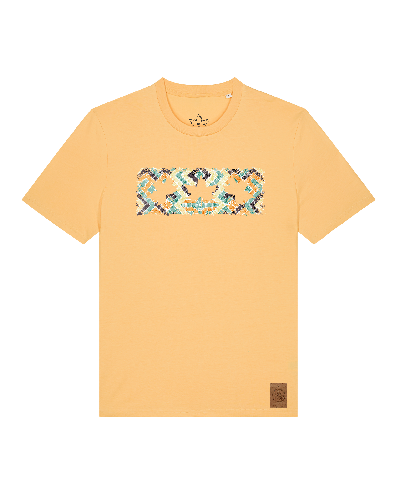 bio-unisex-medium fit-tshirt-t(h)ree leafes drift 5-sttu169-senfkorn-front