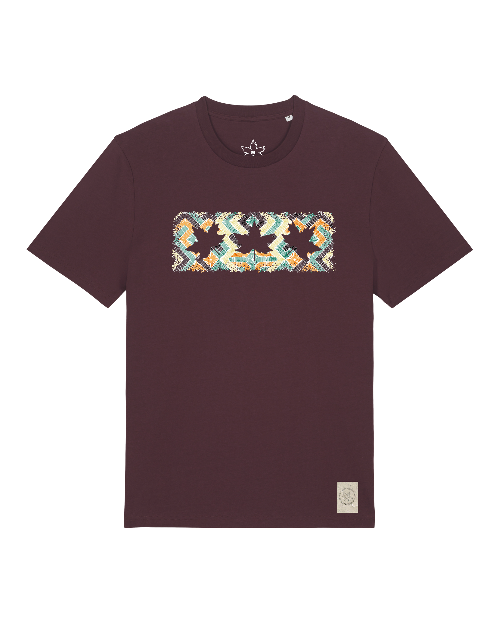 bio-unisex-medium fit-tshirt-t(h)ree leafes drift 5-sttu169-zartbitter-front