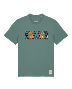 bio-unisex-medium fit-tshirt-t(h)ree leafes drift 6-sttu169-blautanne-front