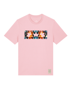 bio-unisex-medium fit-tshirt-t(h)ree leafes drift 6-sttu169-flamingo-front