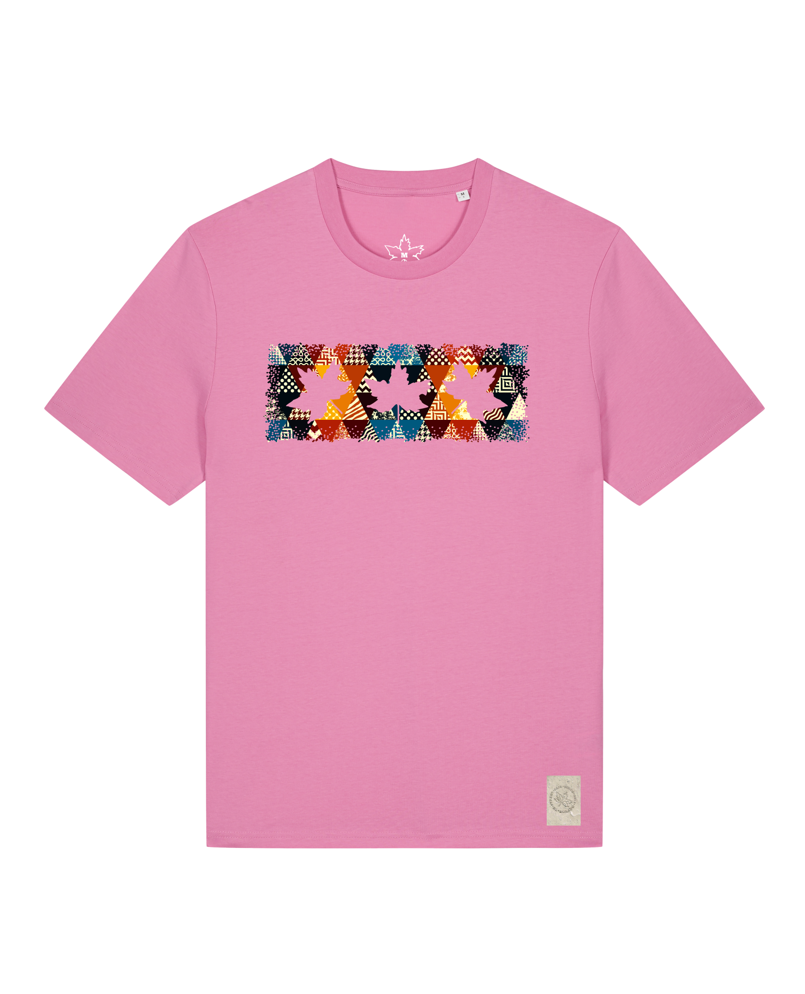 bio-unisex-medium fit-tshirt-t(h)ree leafes drift 6-sttu169-kaugummi-front