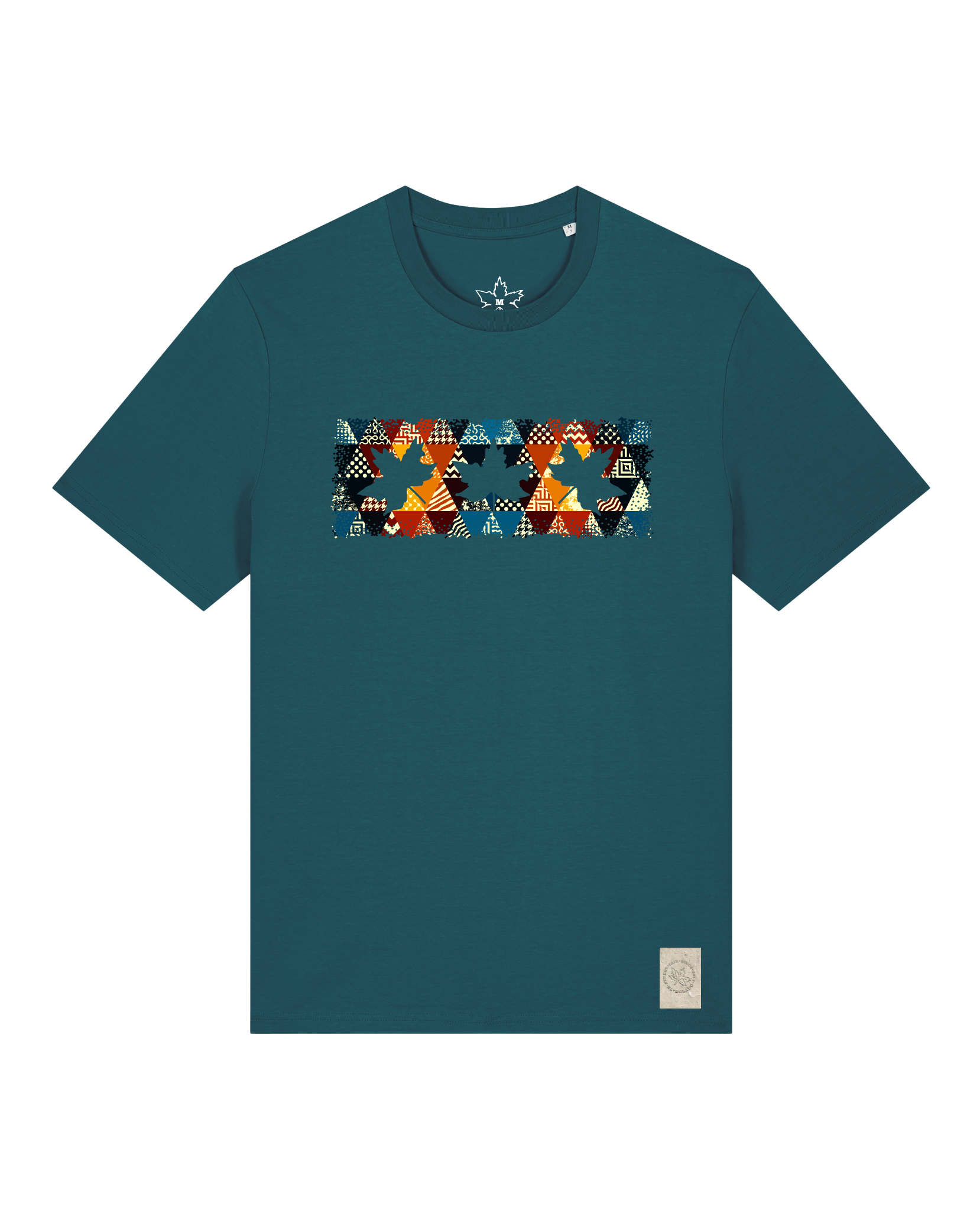 bio-unisex-medium fit-tshirt-t(h)ree leafes drift 6-sttu169-nordmanntanne-front